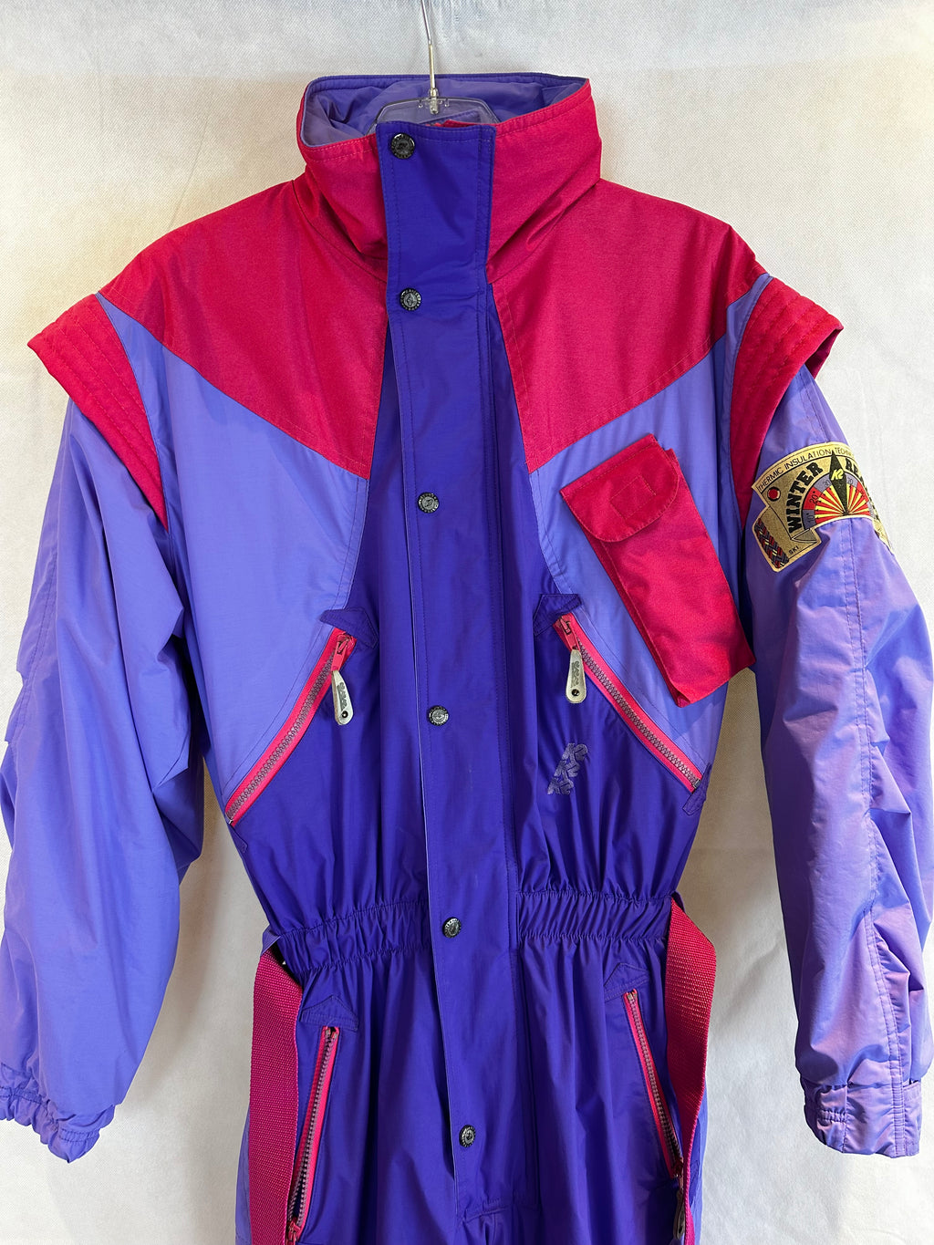 Vintage Skioverall von K2 in S/M Bunt