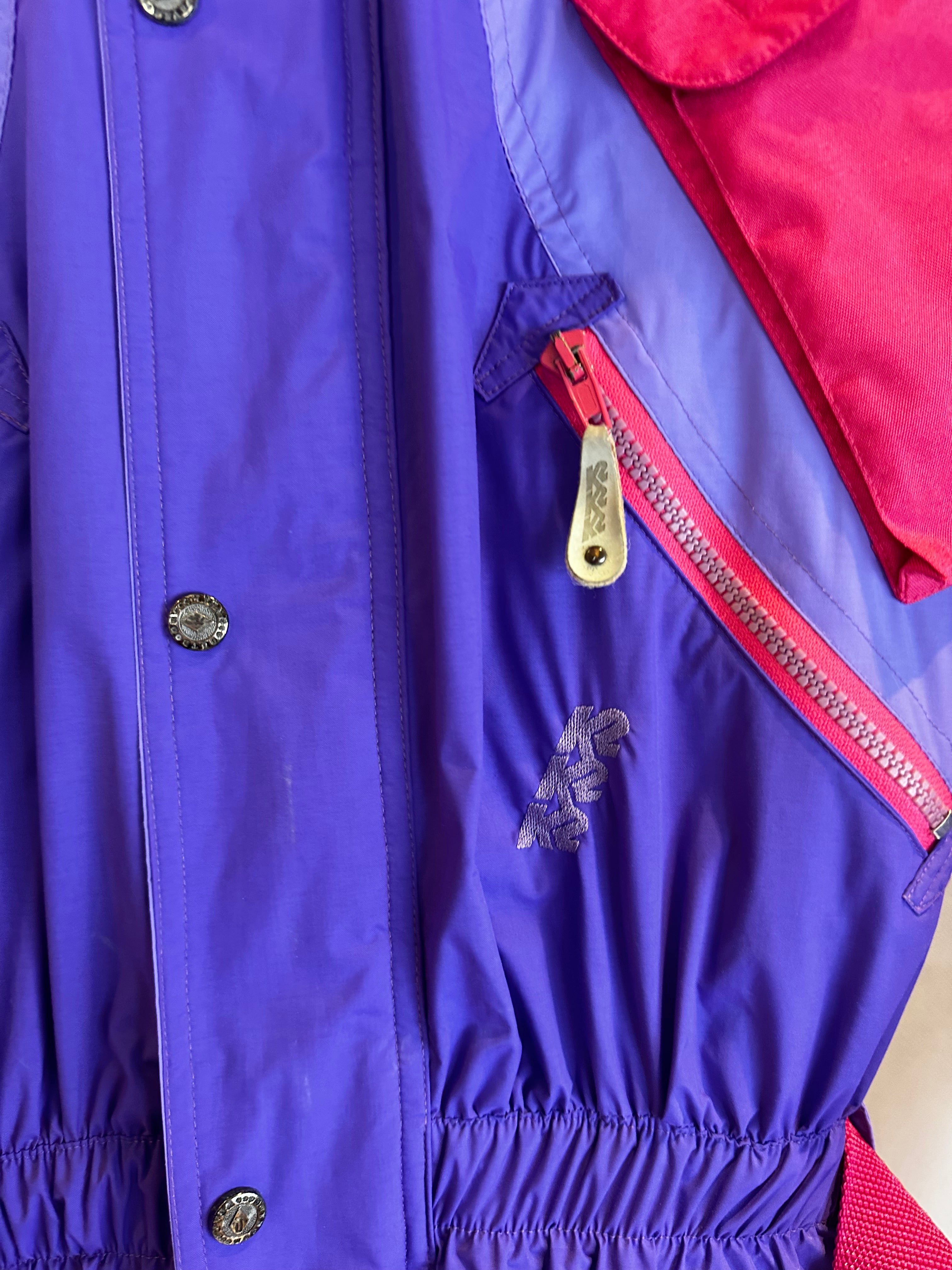 Vintage Skioverall von K2 in S/M Bunt