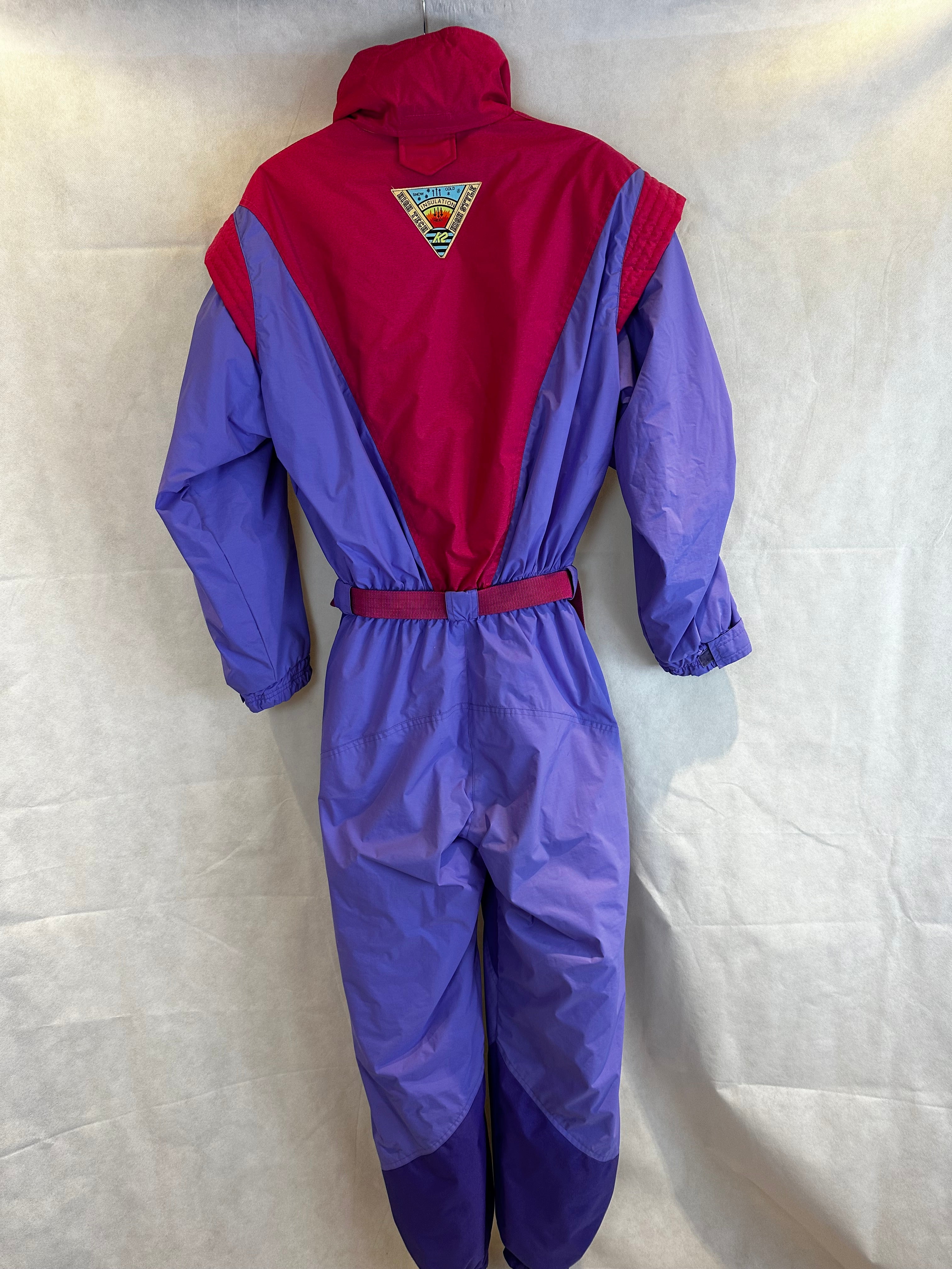Vintage Skioverall von K2 in S/M Bunt