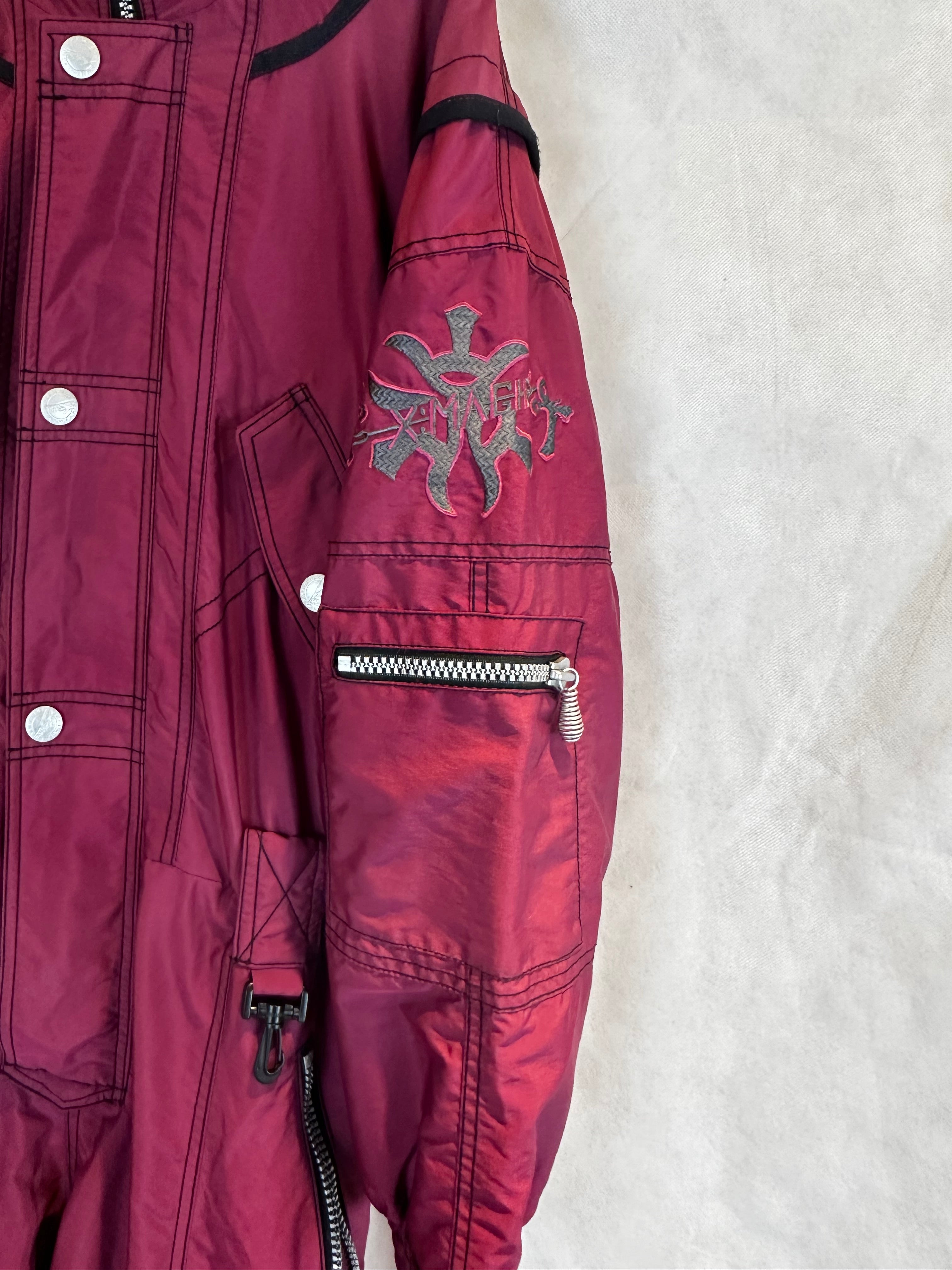 Vintage Skioverall von Killtec in Weinrot in S/M