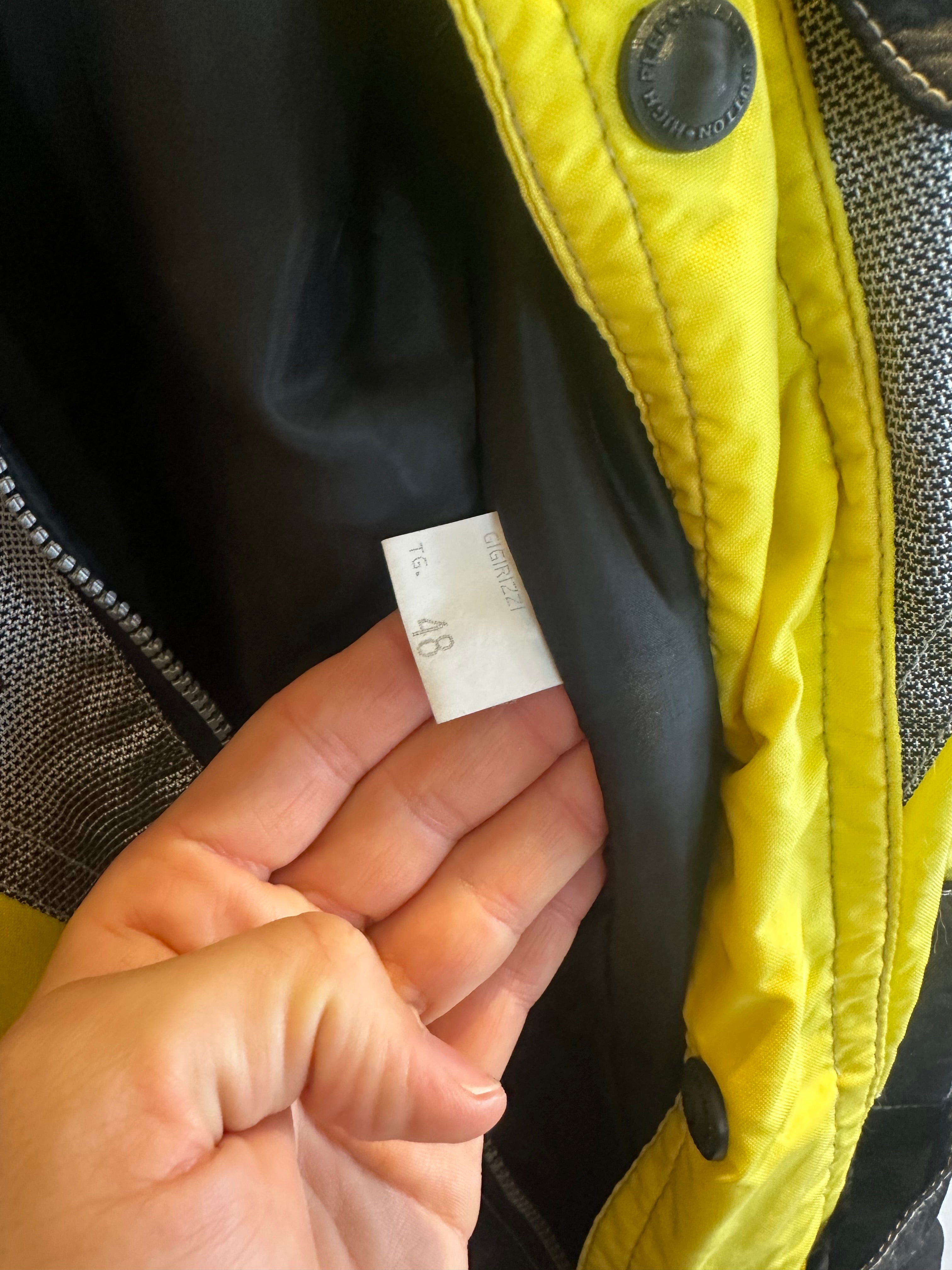 Vintage Skioverall von Street and Snow in gelb/schwarz in L/XL SIZE 48