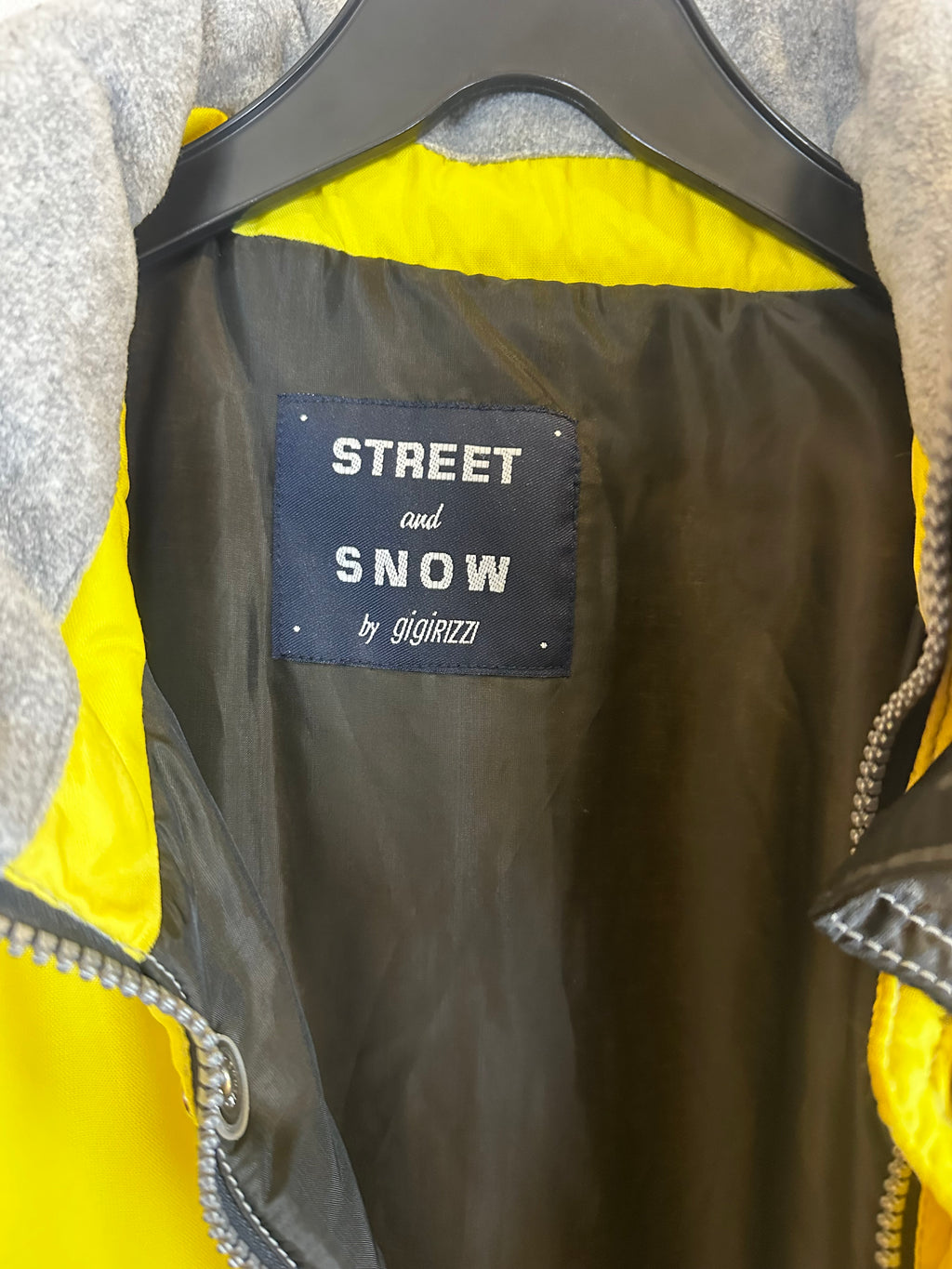 Vintage Skioverall von Street and Snow in gelb/schwarz in L/XL SIZE 48