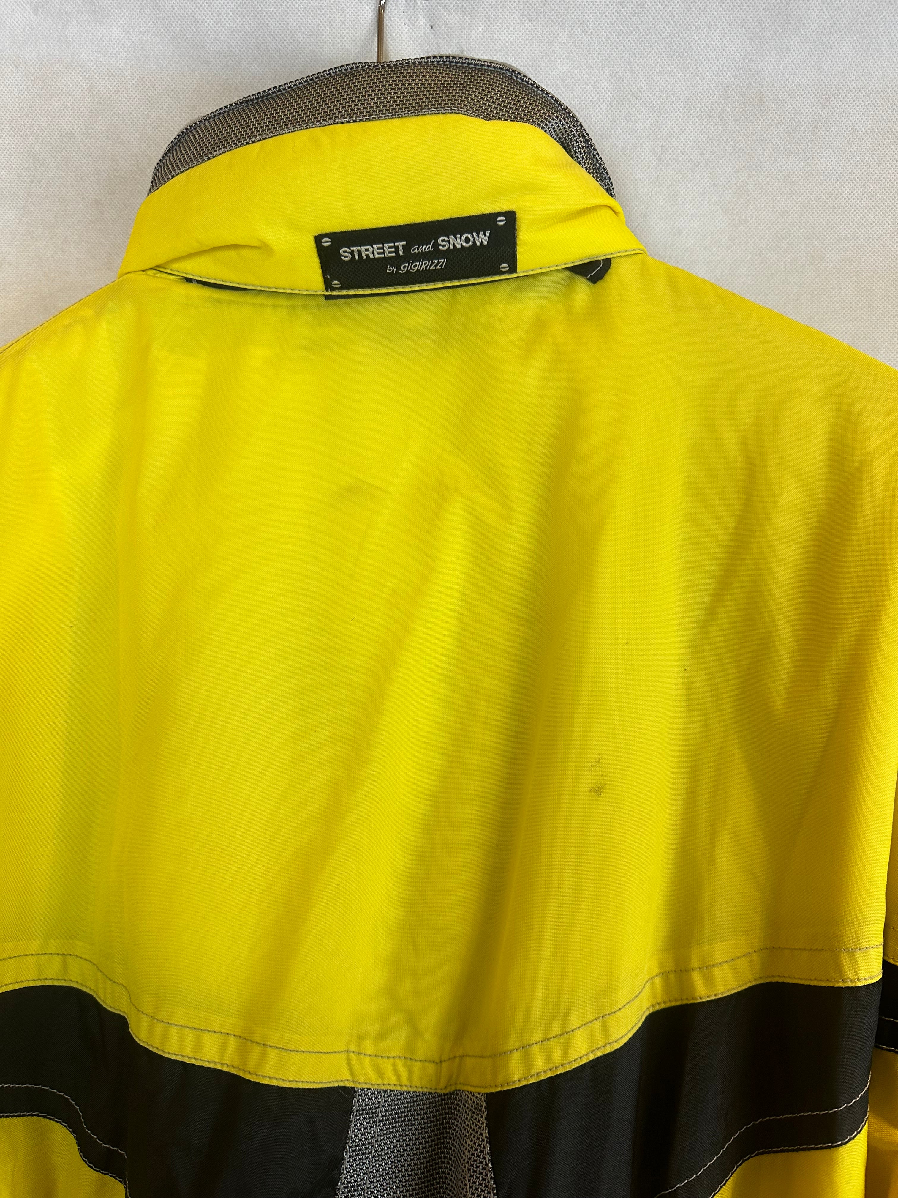 Vintage Skioverall von Street and Snow in gelb/schwarz in L/XL SIZE 48