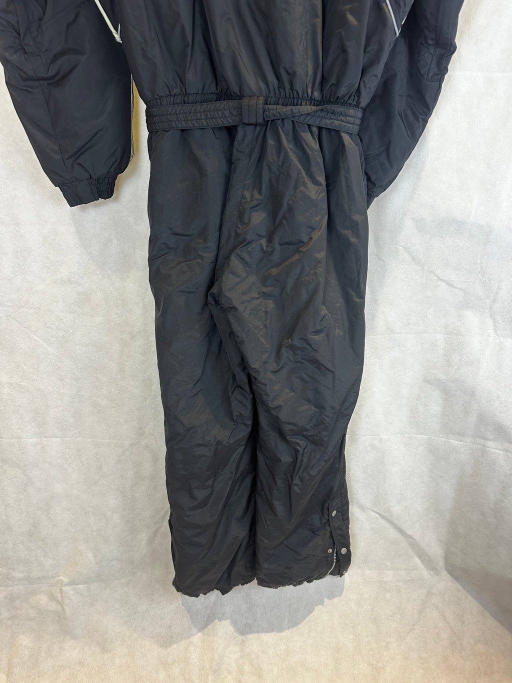 Vintage Skioverall  in Schwarz/weiss in M size 54