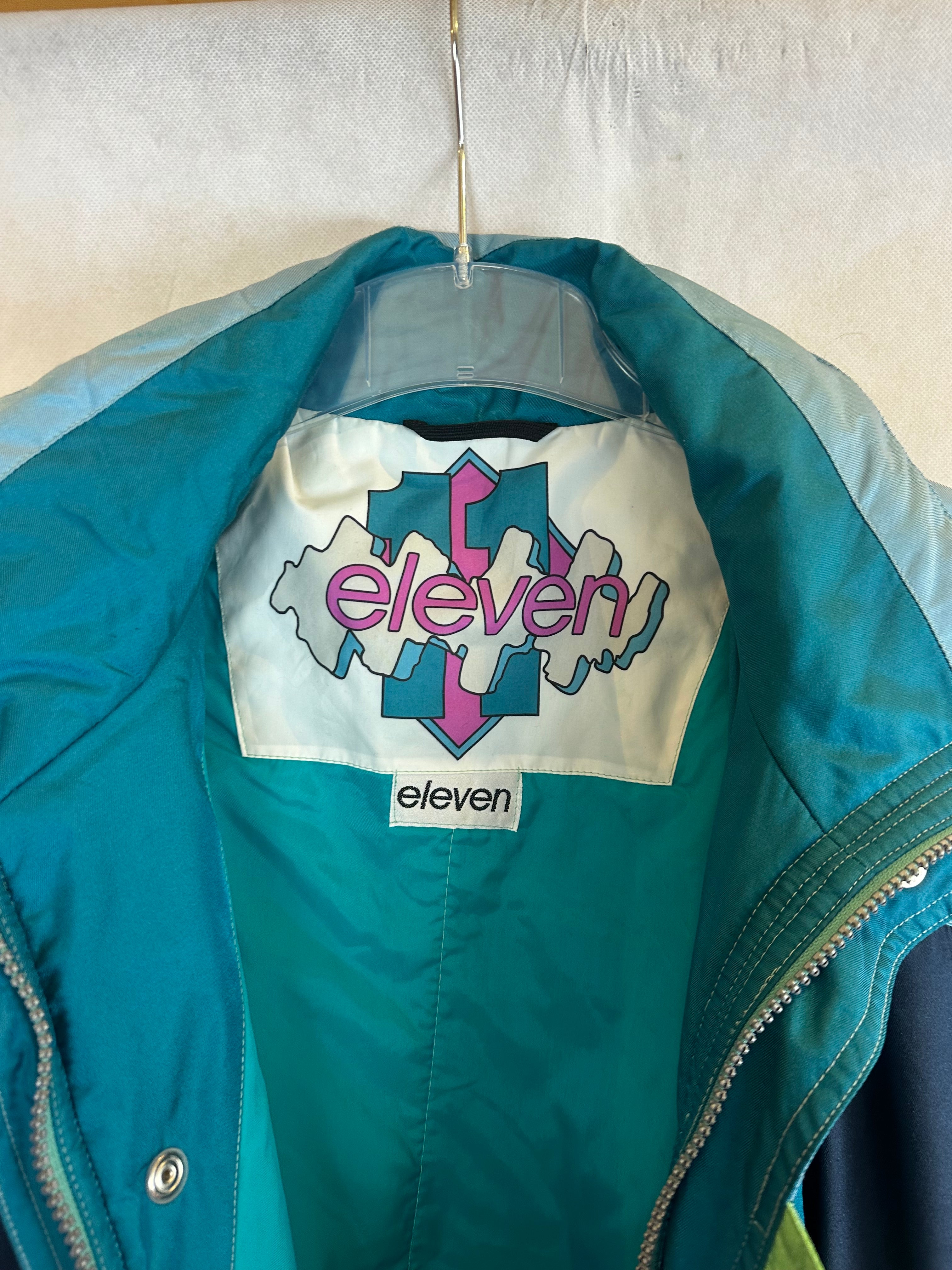 Vintage Skioverall von ELEVEN in Blau in L