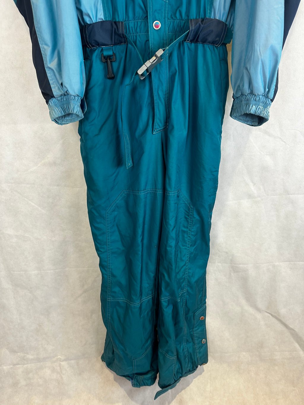 Vintage Skioverall von ELEVEN in Blau in L