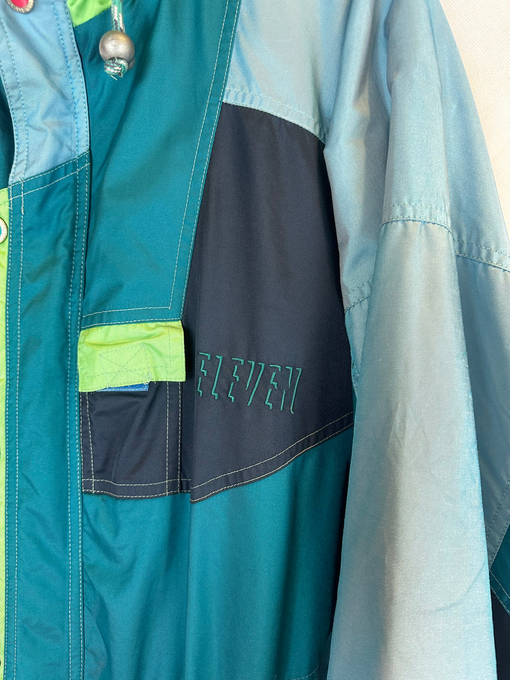 Vintage Skioverall von ELEVEN in Blau in L