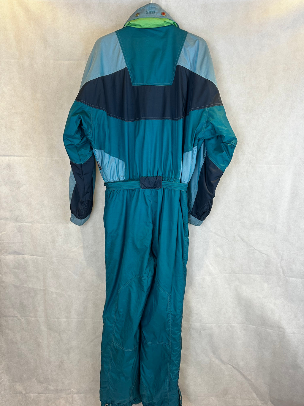 Vintage Skioverall von ELEVEN in Blau in L