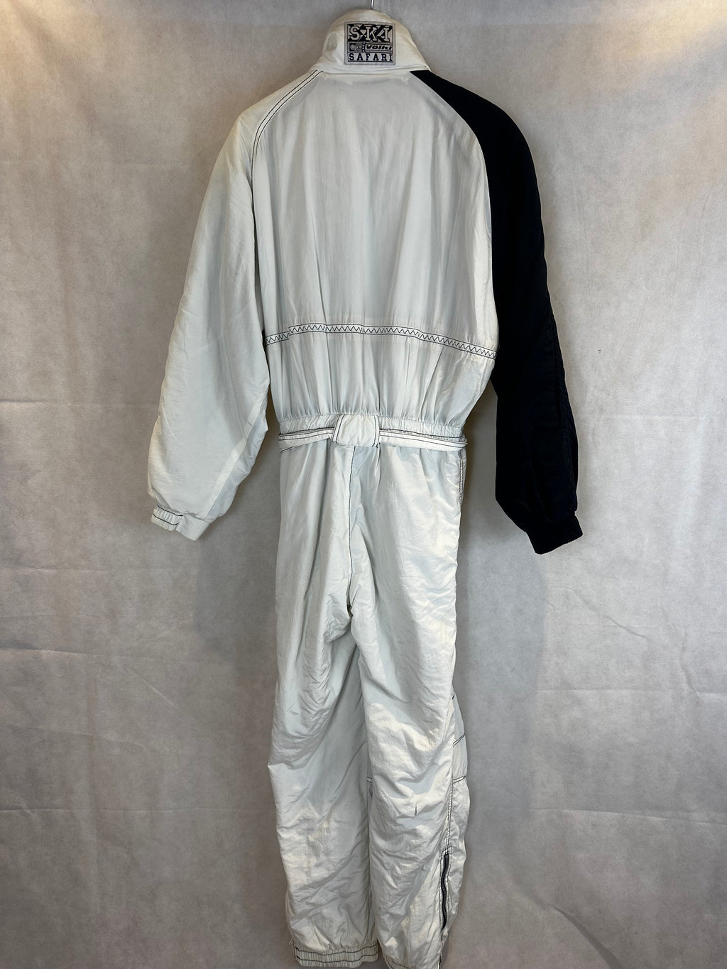 Vintage Skioverall in weiss in S/M