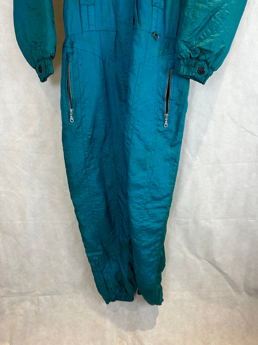 Vintage Skioverall von EDGE  in Turkis in M/L