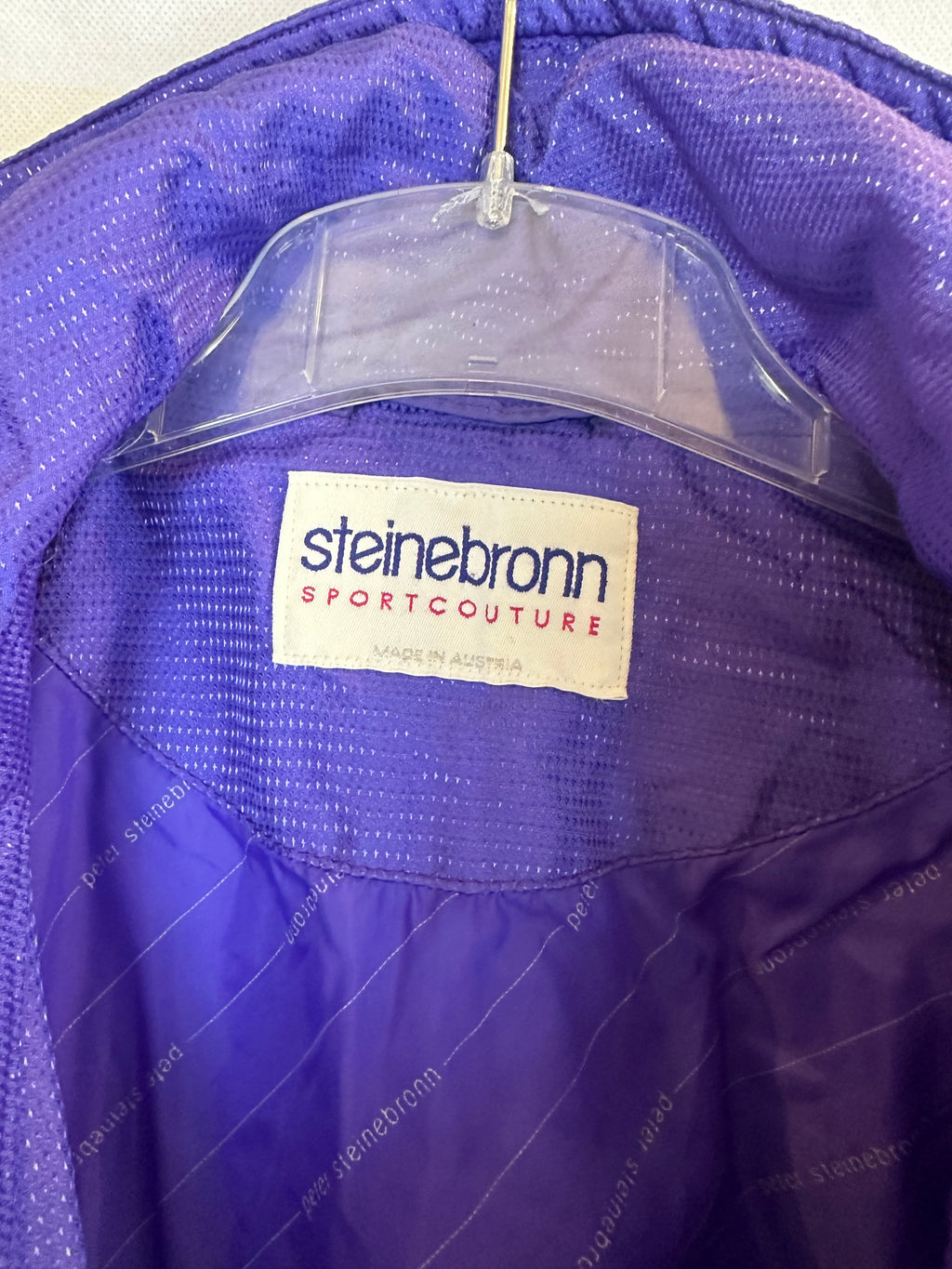 Vintage Skioverall von Steinebronn in lila S/M