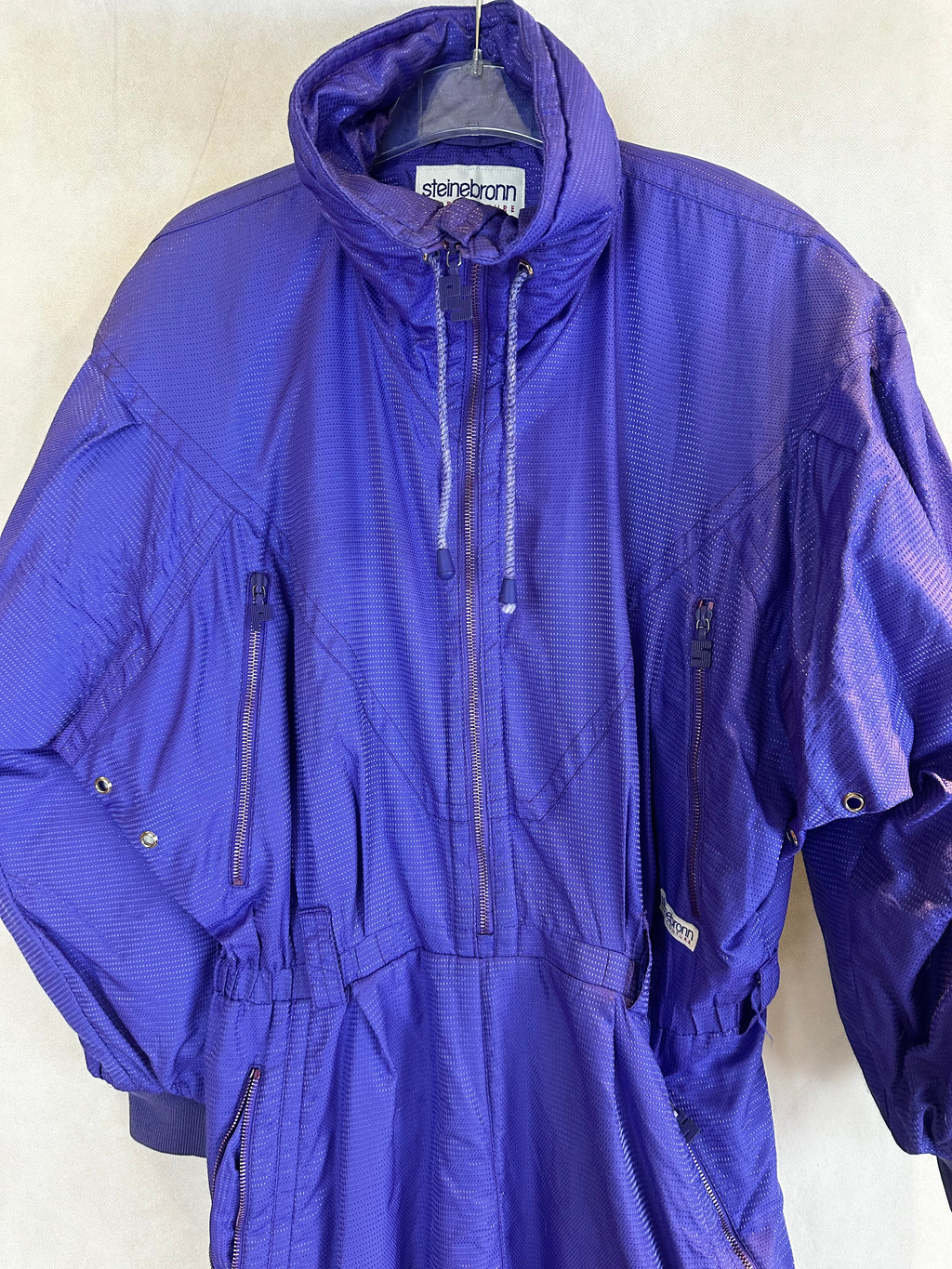 Vintage Skioverall von Steinebronn in lila S/M