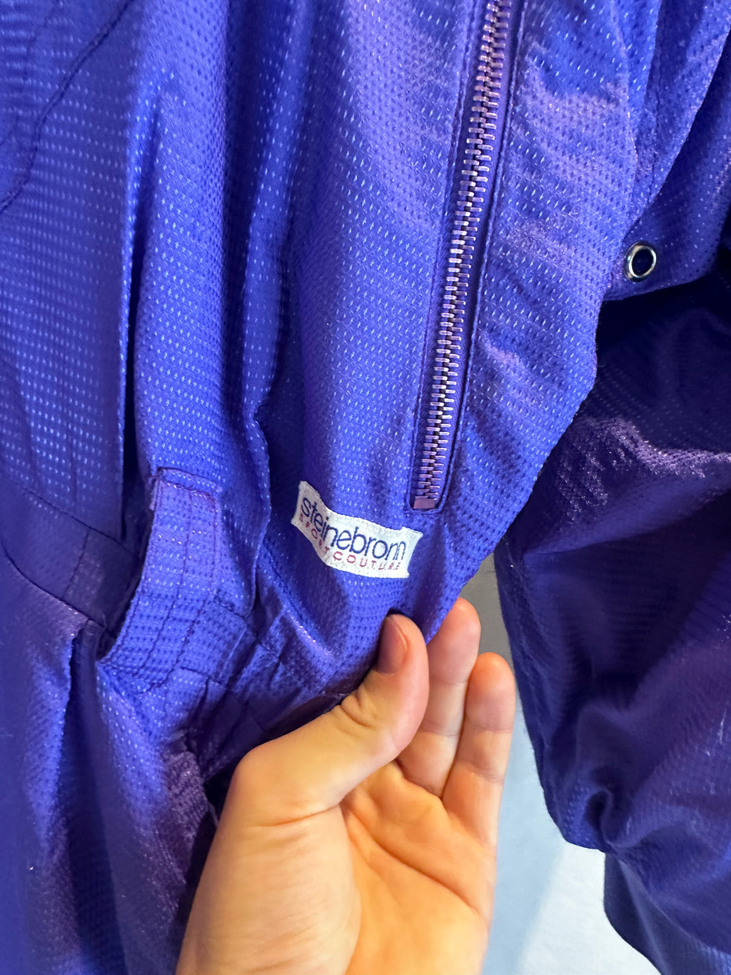 Vintage Skioverall von Steinebronn in lila S/M