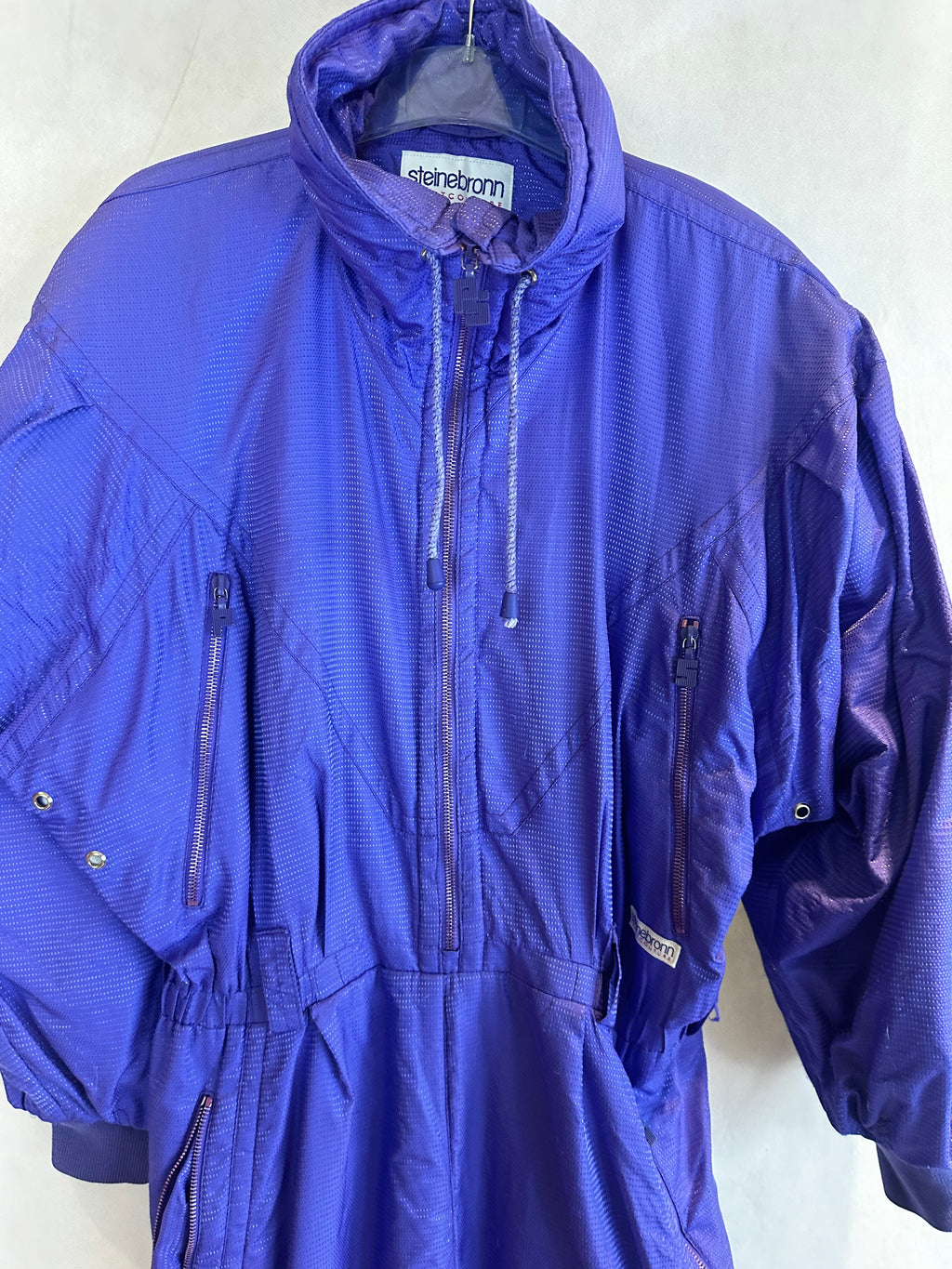 Vintage Skioverall von Steinebronn in lila S/M