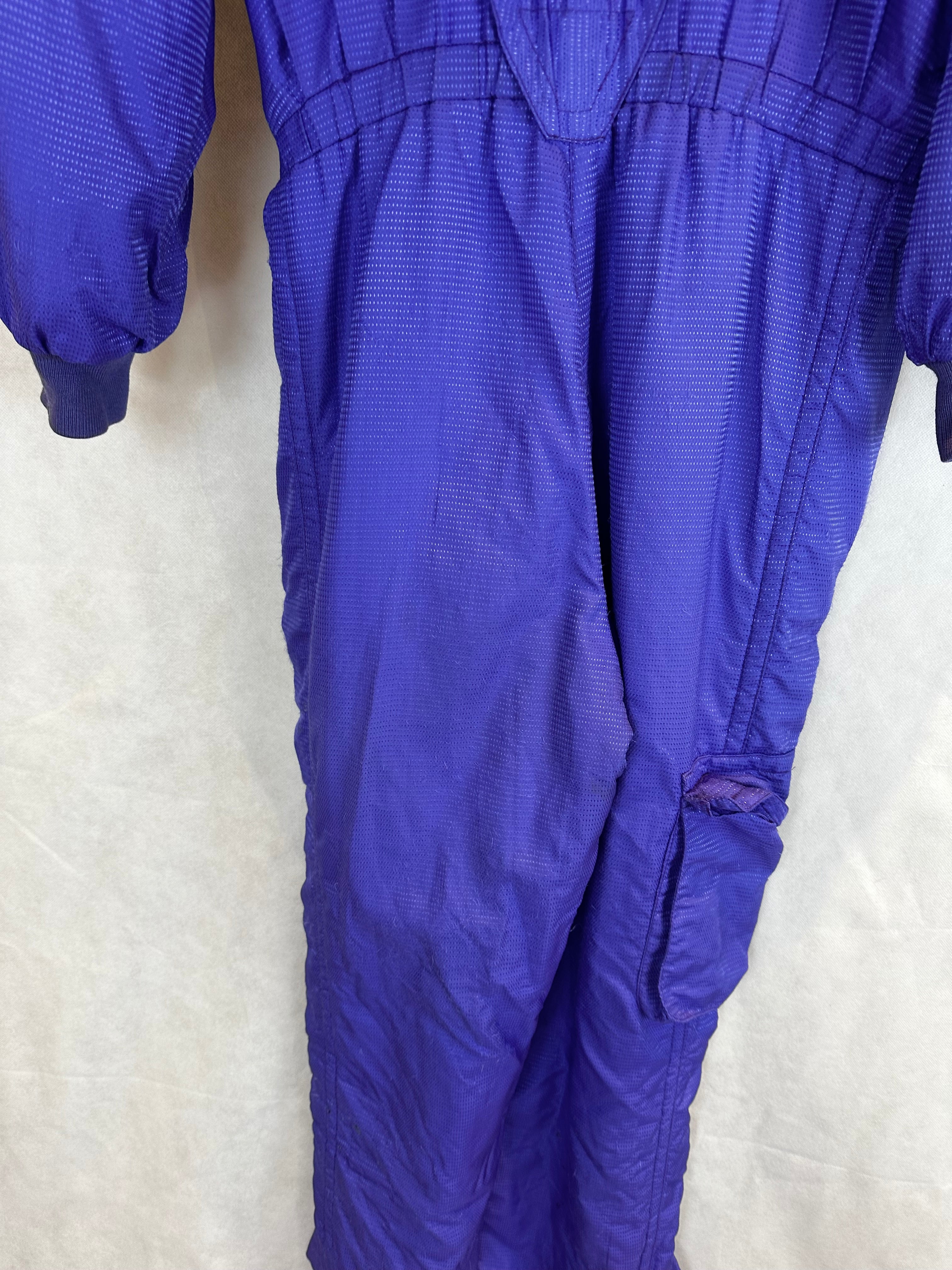 Vintage Skioverall von Steinebronn in lila S/M