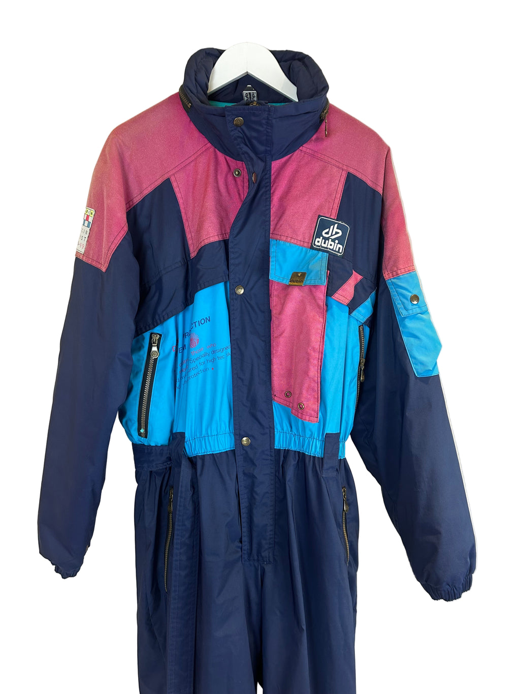 Vintage Skioverall von Dublin in Blau L/XL