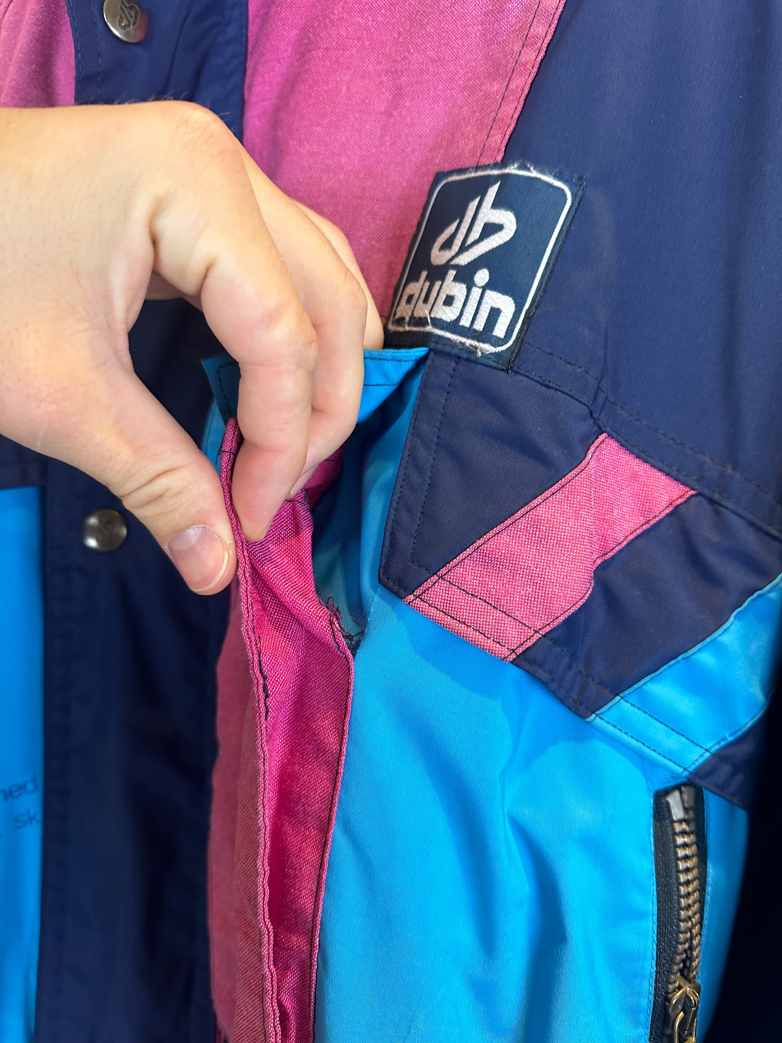 Vintage Skioverall von Dublin in Blau L/XL