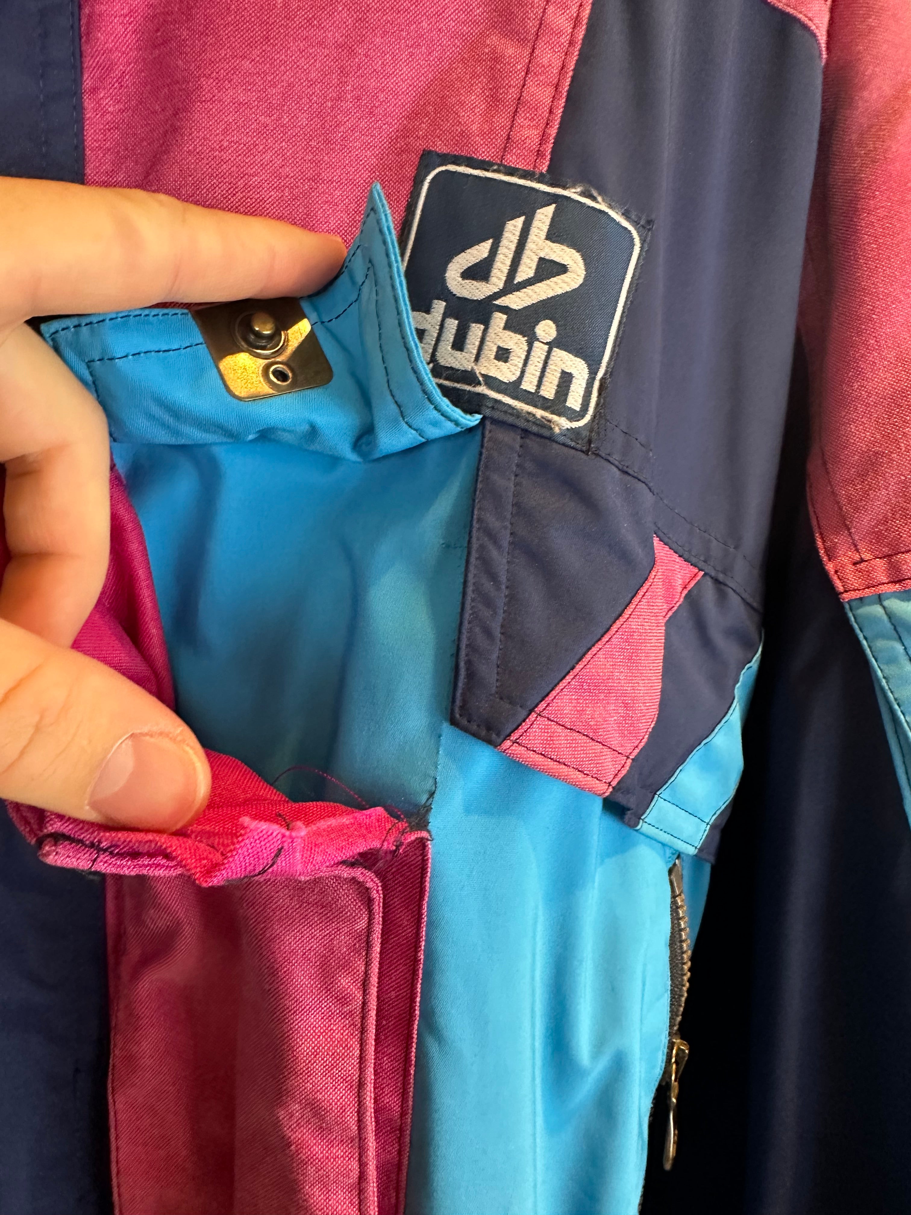 Vintage Skioverall von Dublin in Blau L/XL