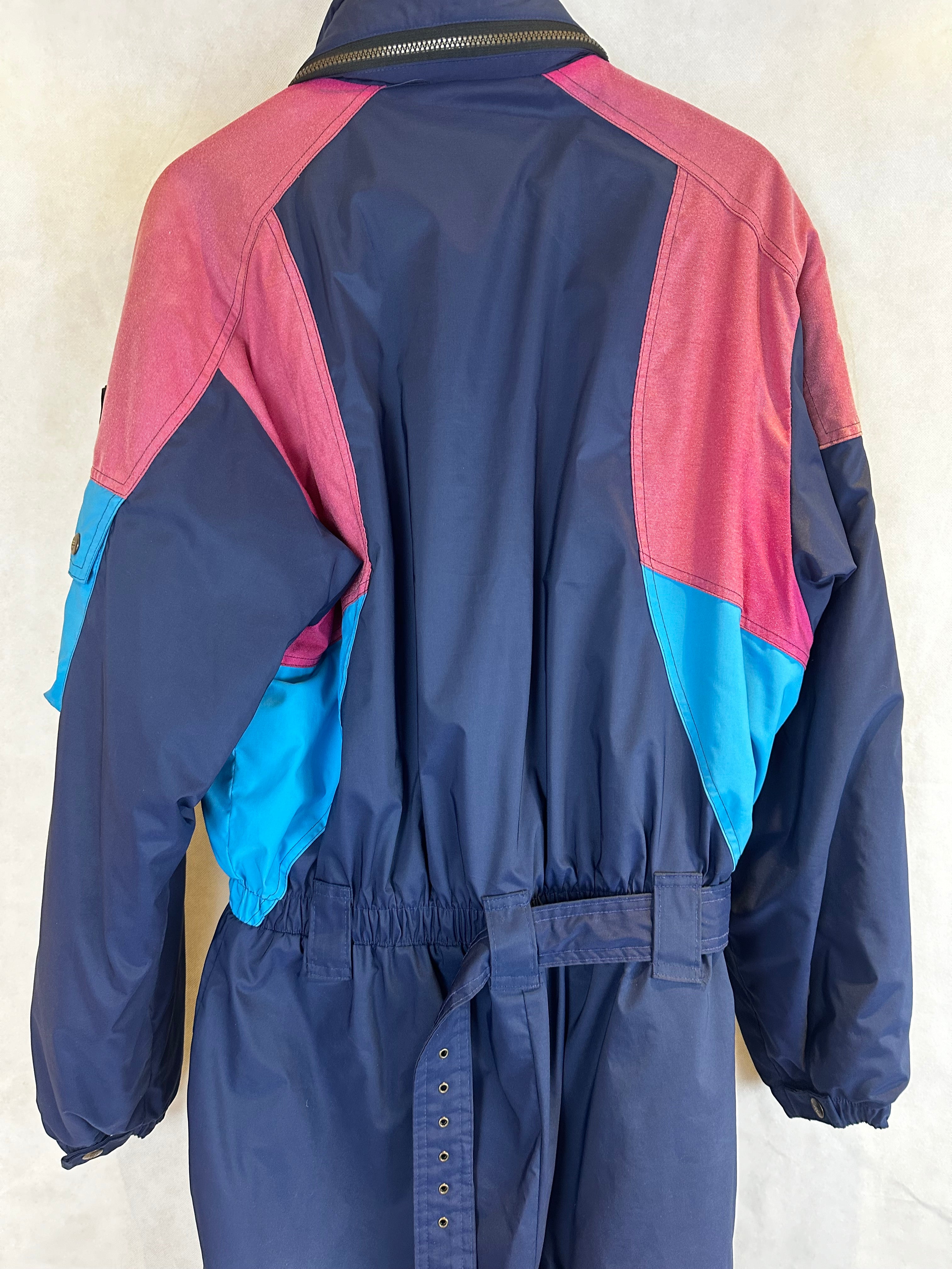 Vintage Skioverall von Dublin in Blau L/XL