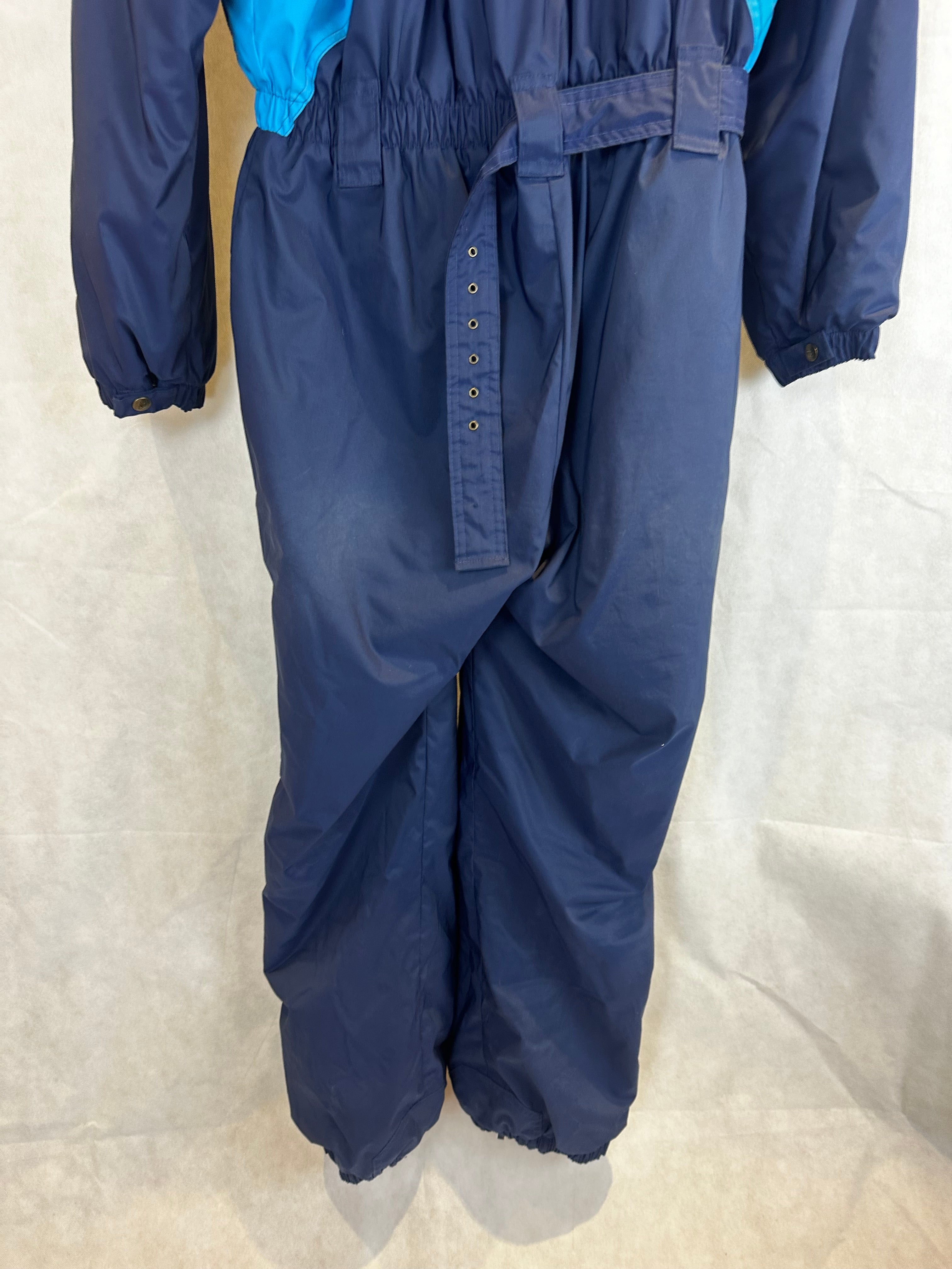 Vintage Skioverall von Dublin in Blau L/XL