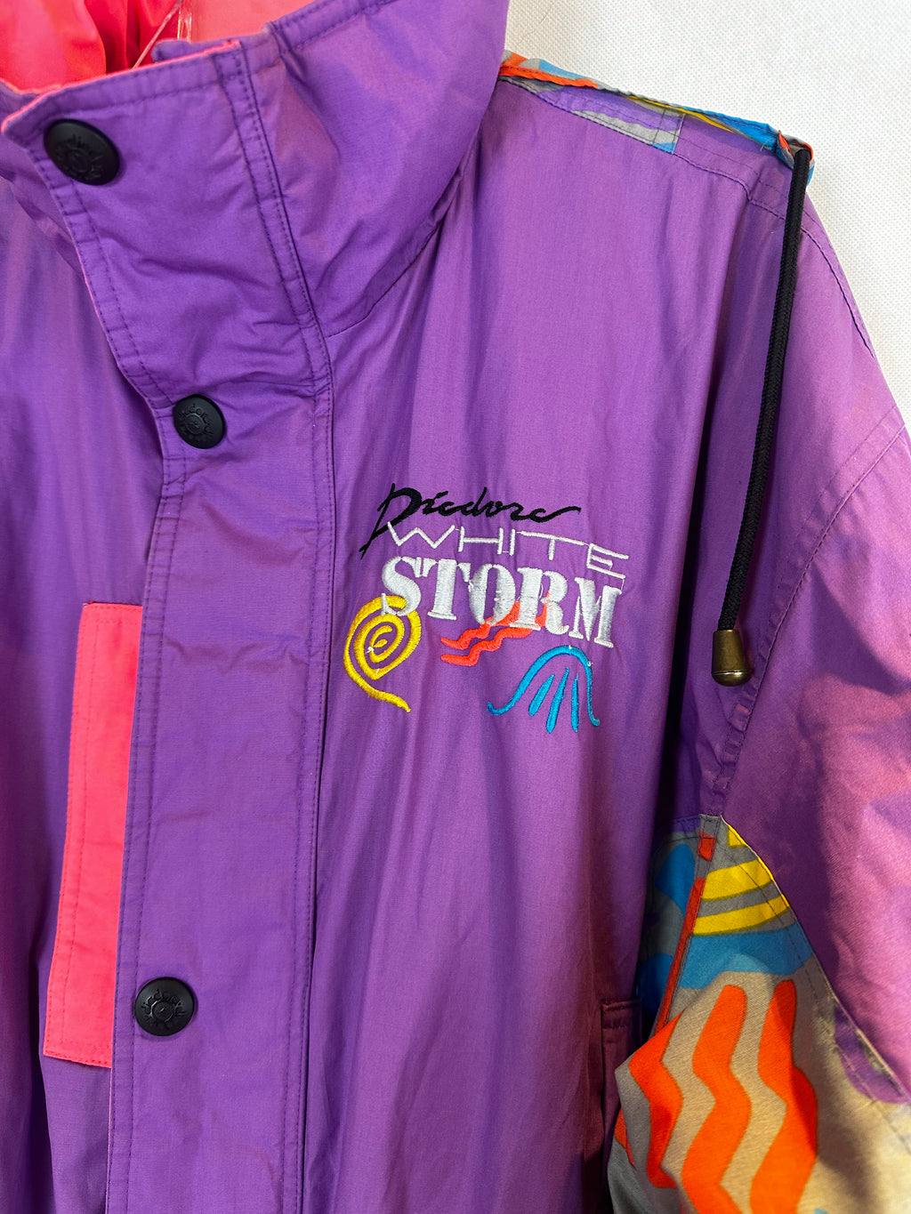 Vintage Skioverall von DIADORA in Lila in L/XL