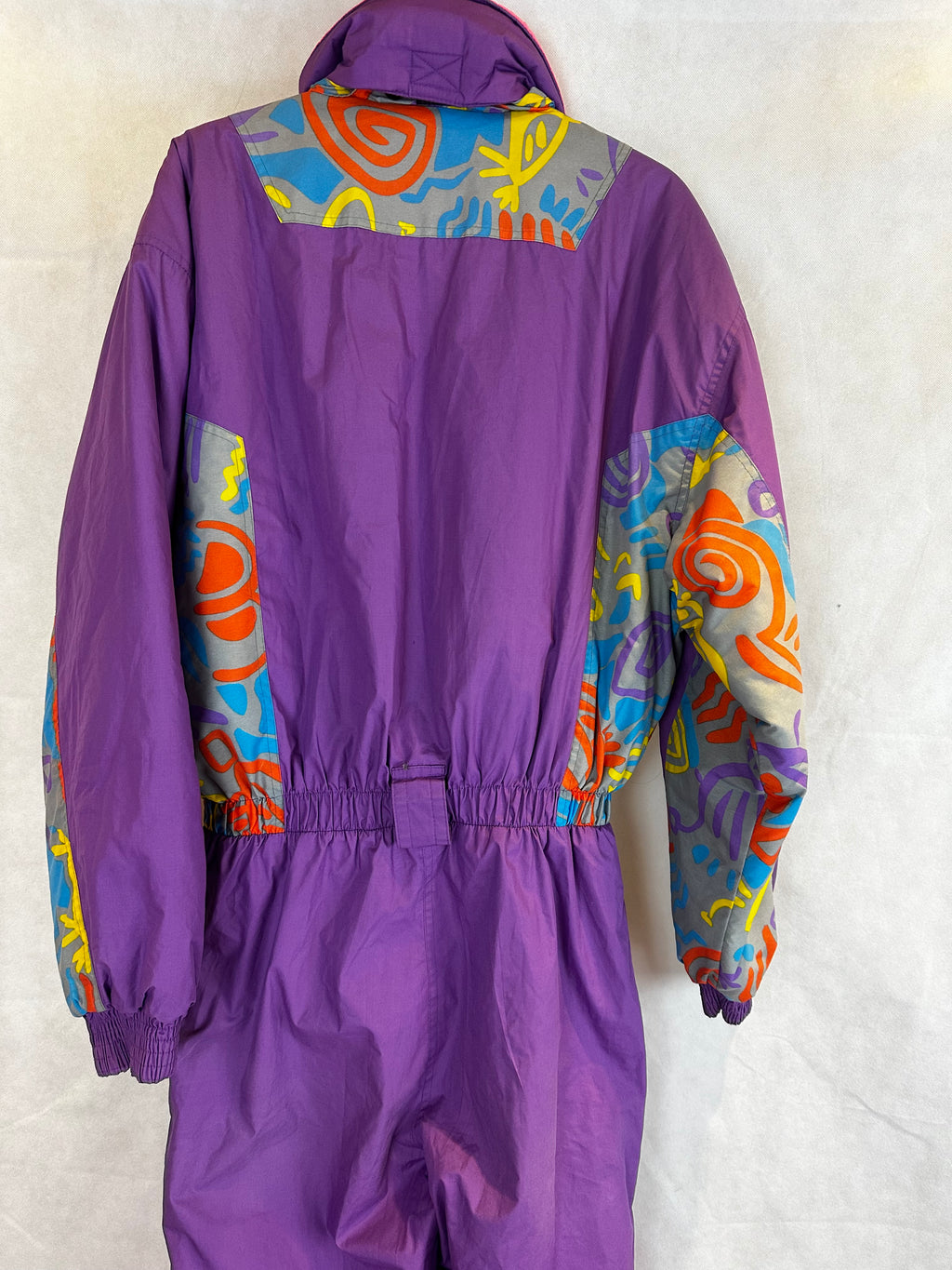 Vintage Skioverall von DIADORA in Lila in L/XL
