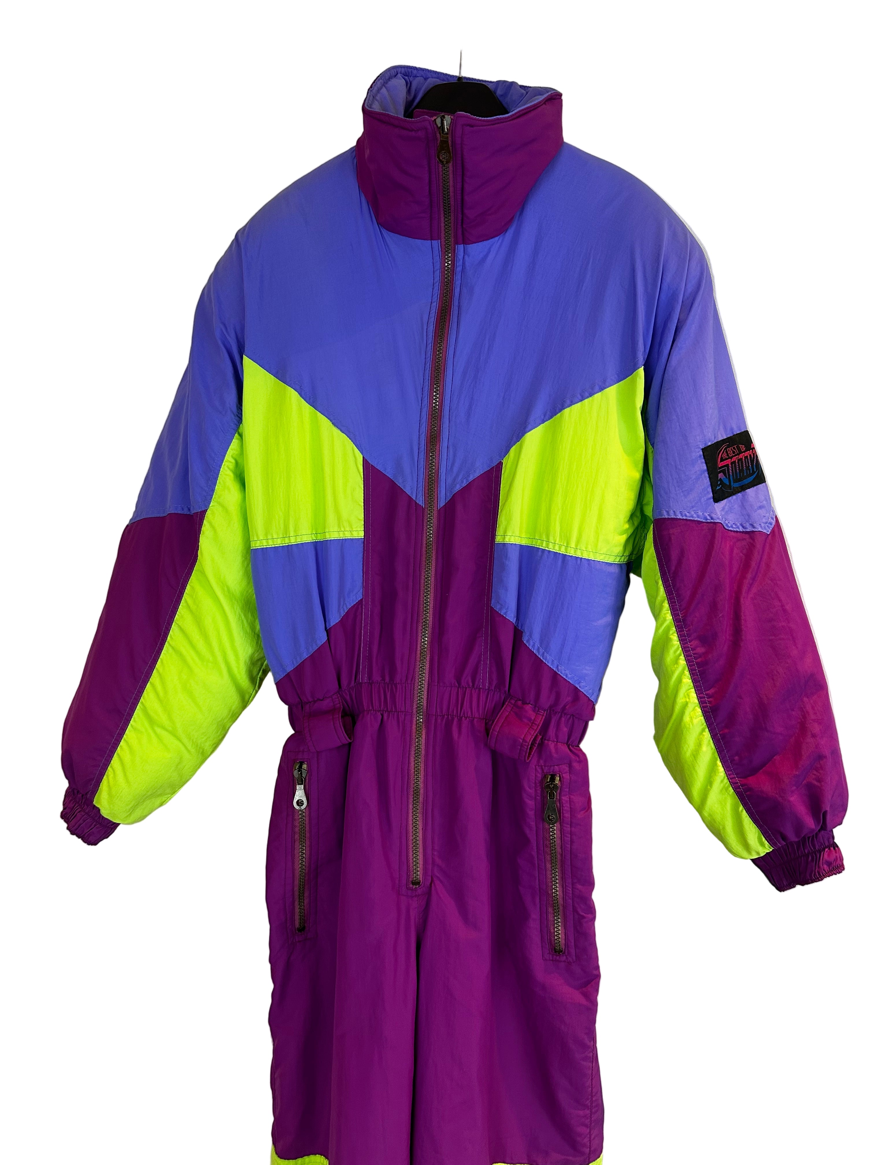 Vintage Skioverall von Diadora in S/M Bunt