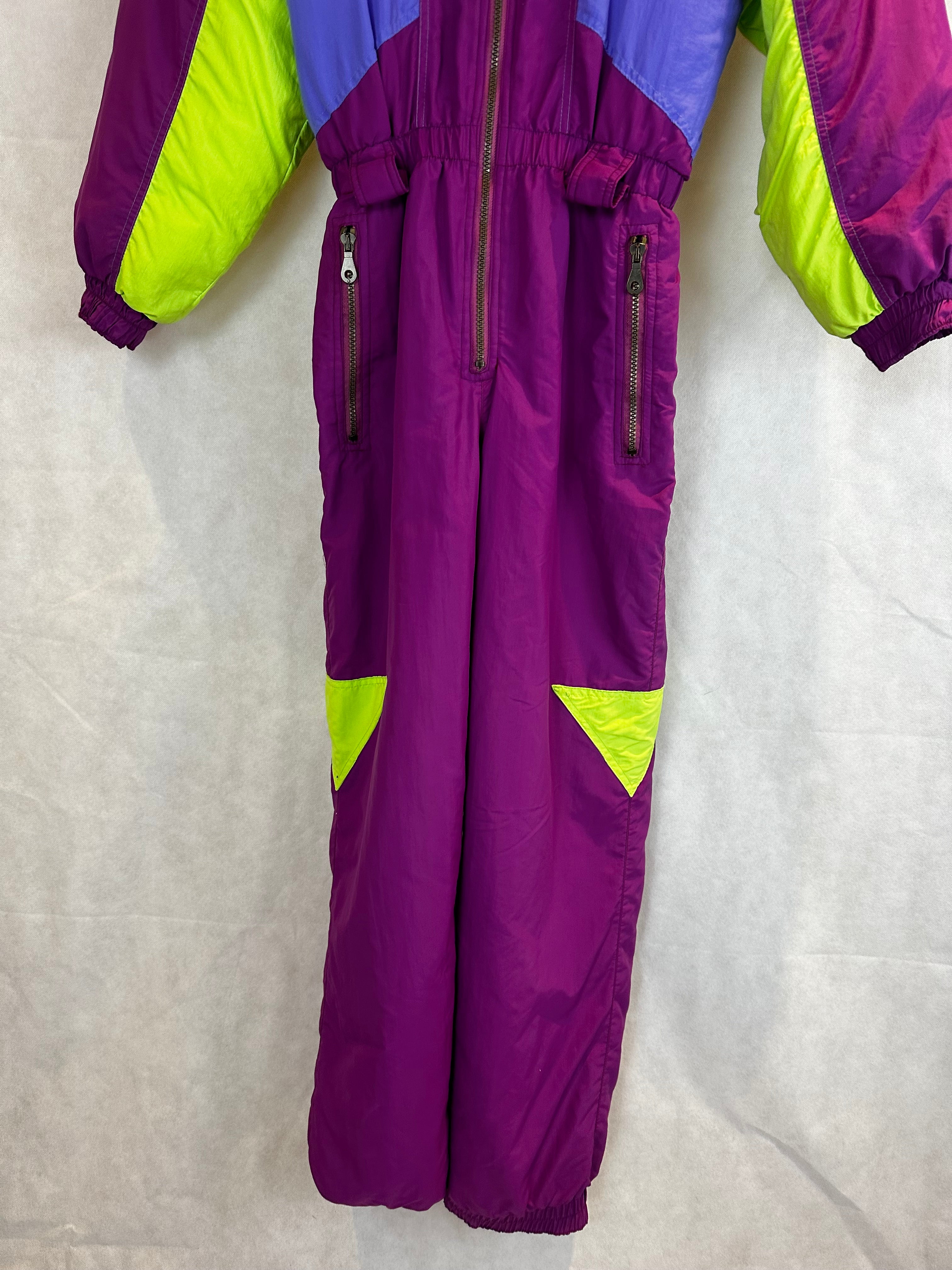 Vintage Skioverall von Diadora in S/M Bunt