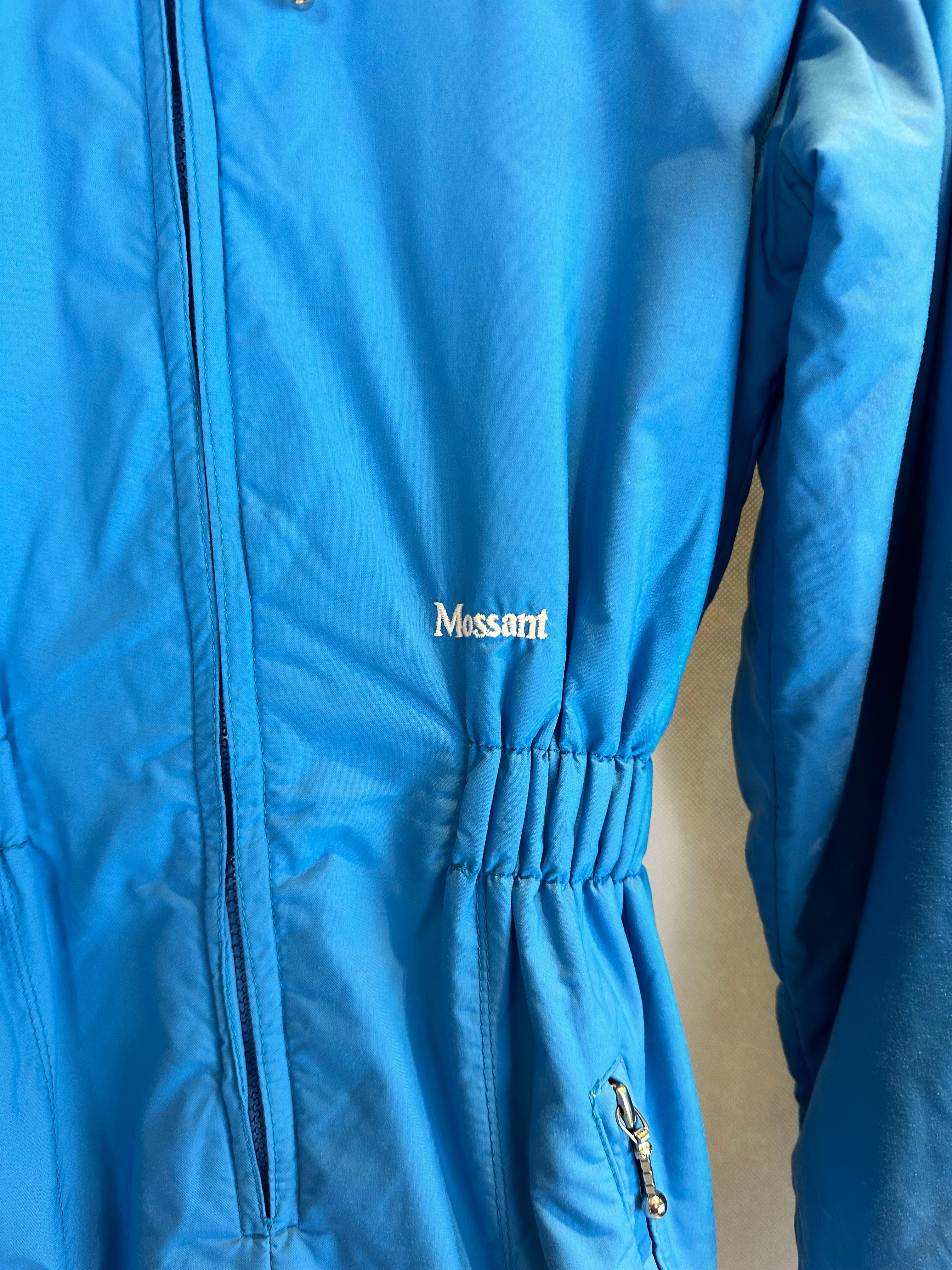 Vintage Skioverall von Mossant in hellblau S/M in SIZE 38