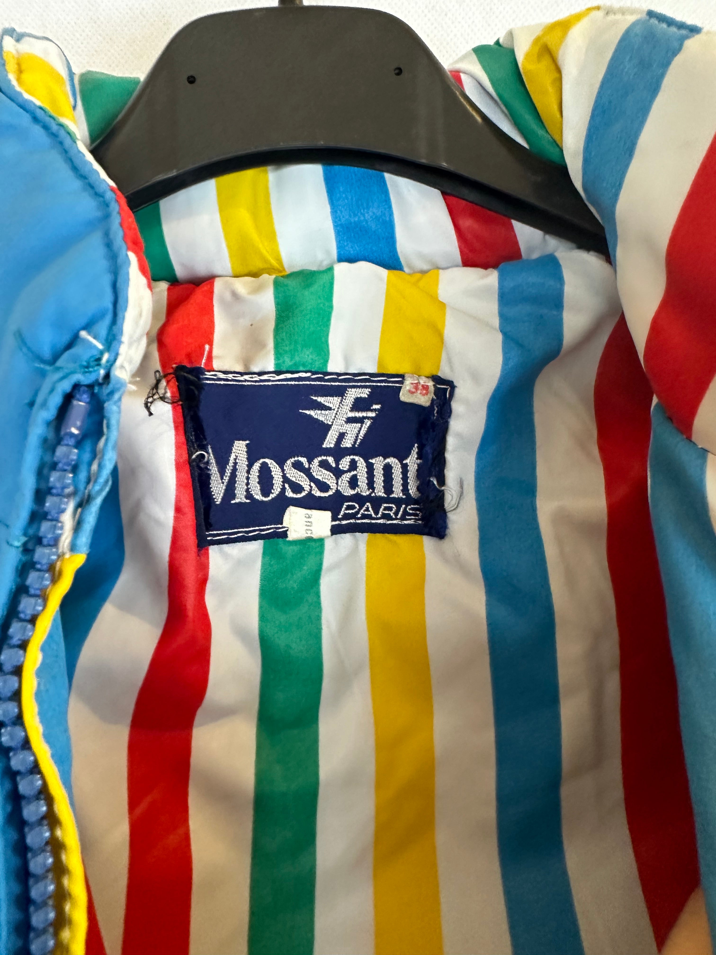 Vintage Skioverall von Mossant in hellblau S/M in SIZE 38