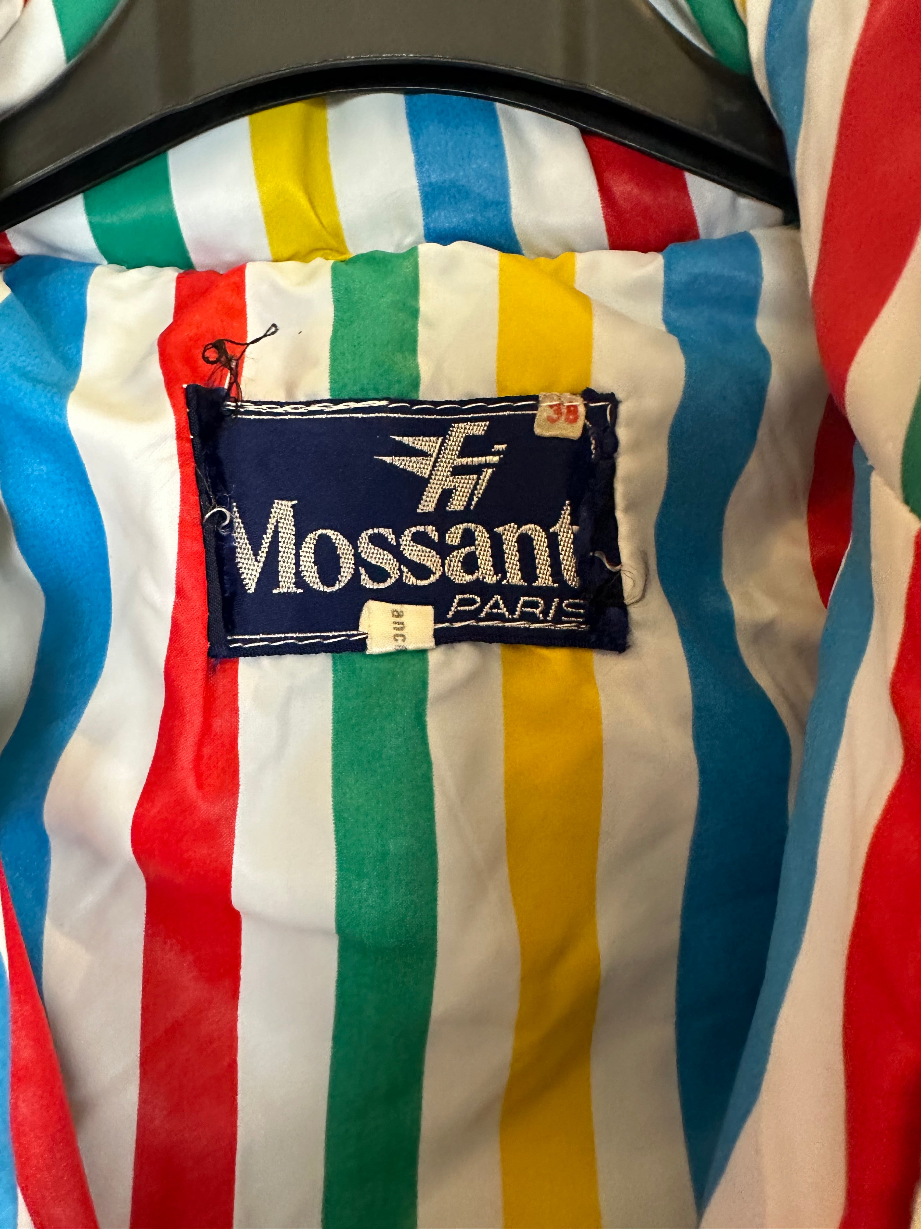 Vintage Skioverall von Mossant in hellblau S/M in SIZE 38