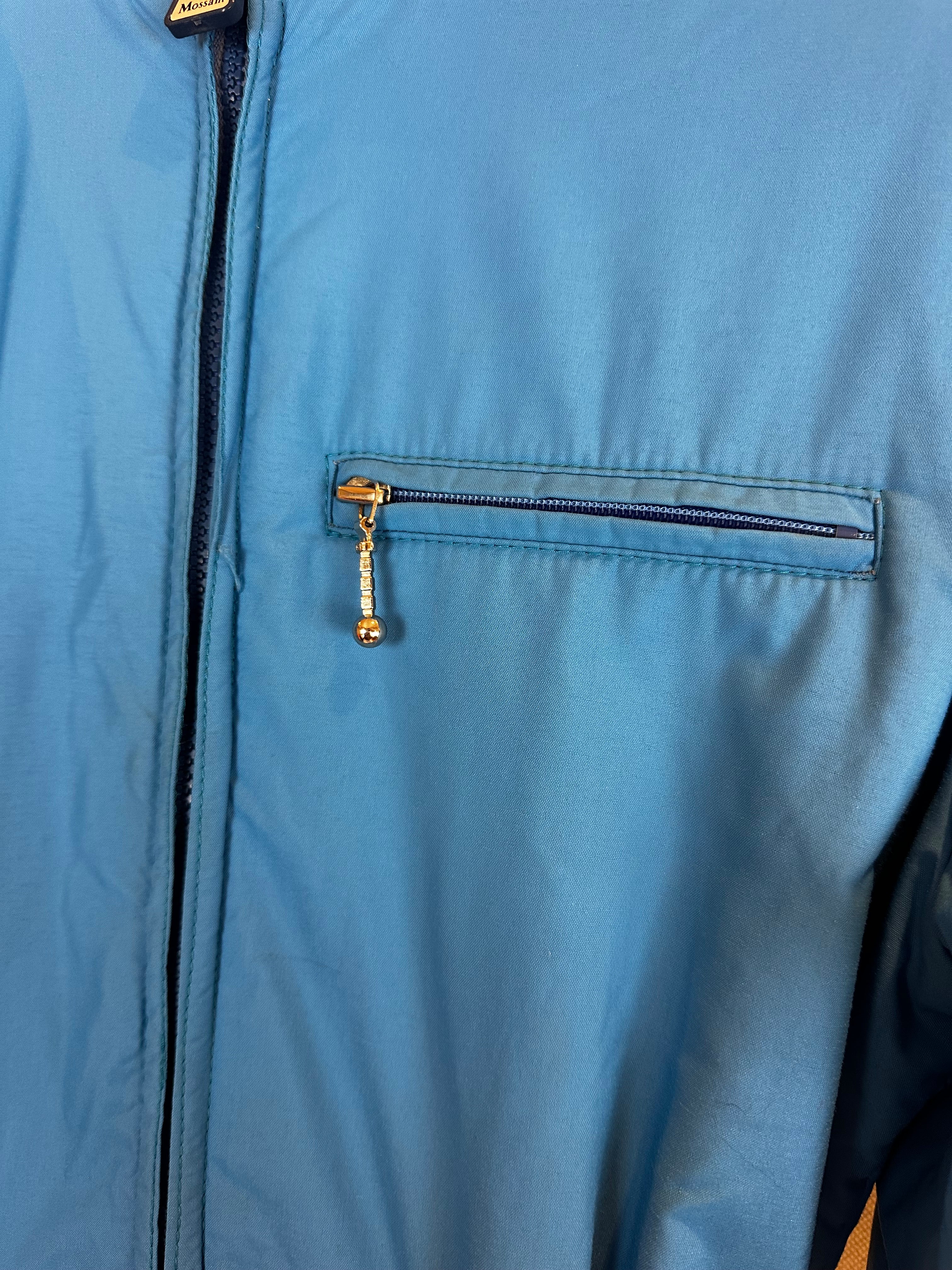 Vintage Skioverall von Mossant in hellblau S/M in SIZE 38