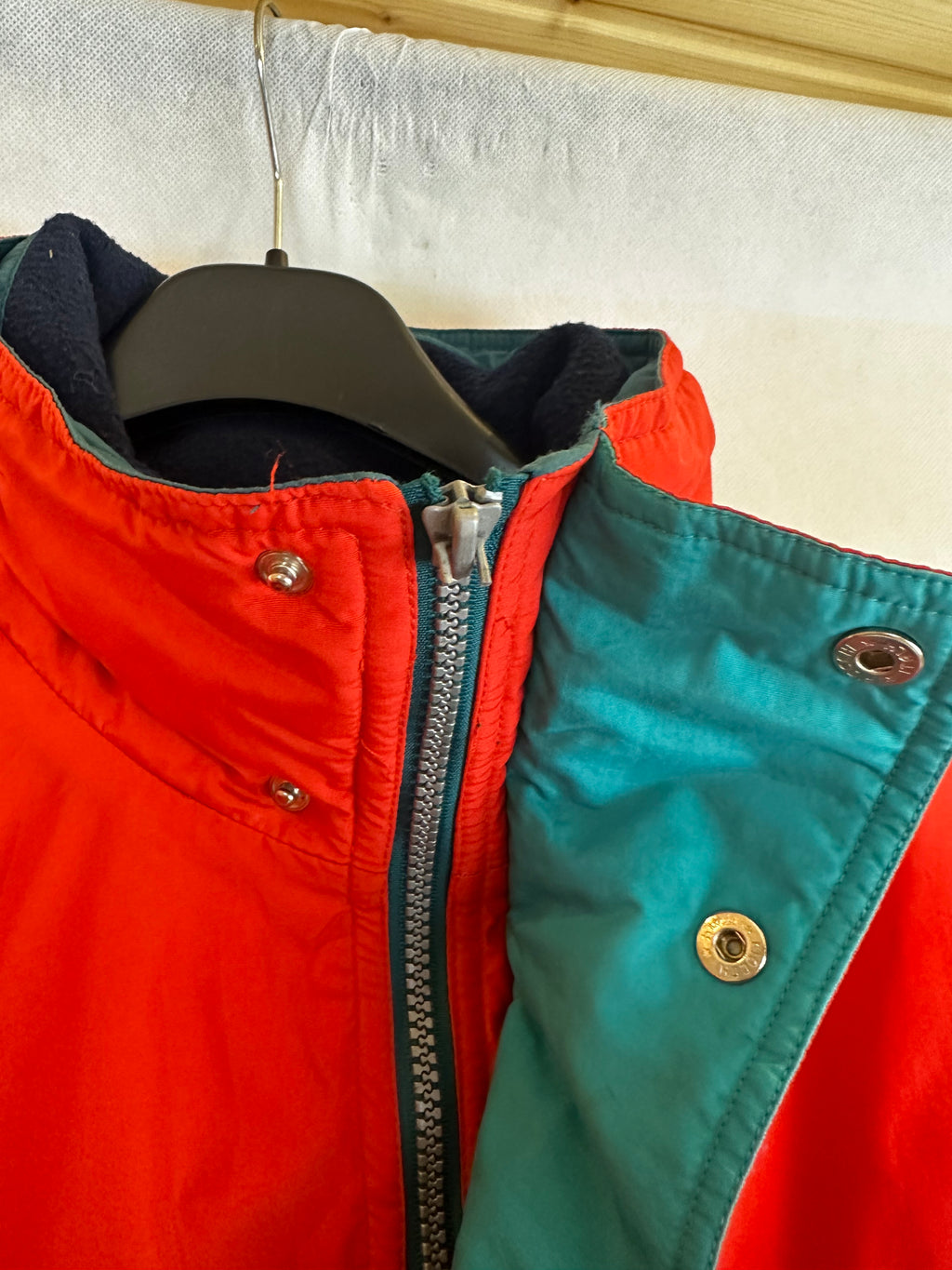 Vintage Skioverall von BRUGI  in blau/rot in L