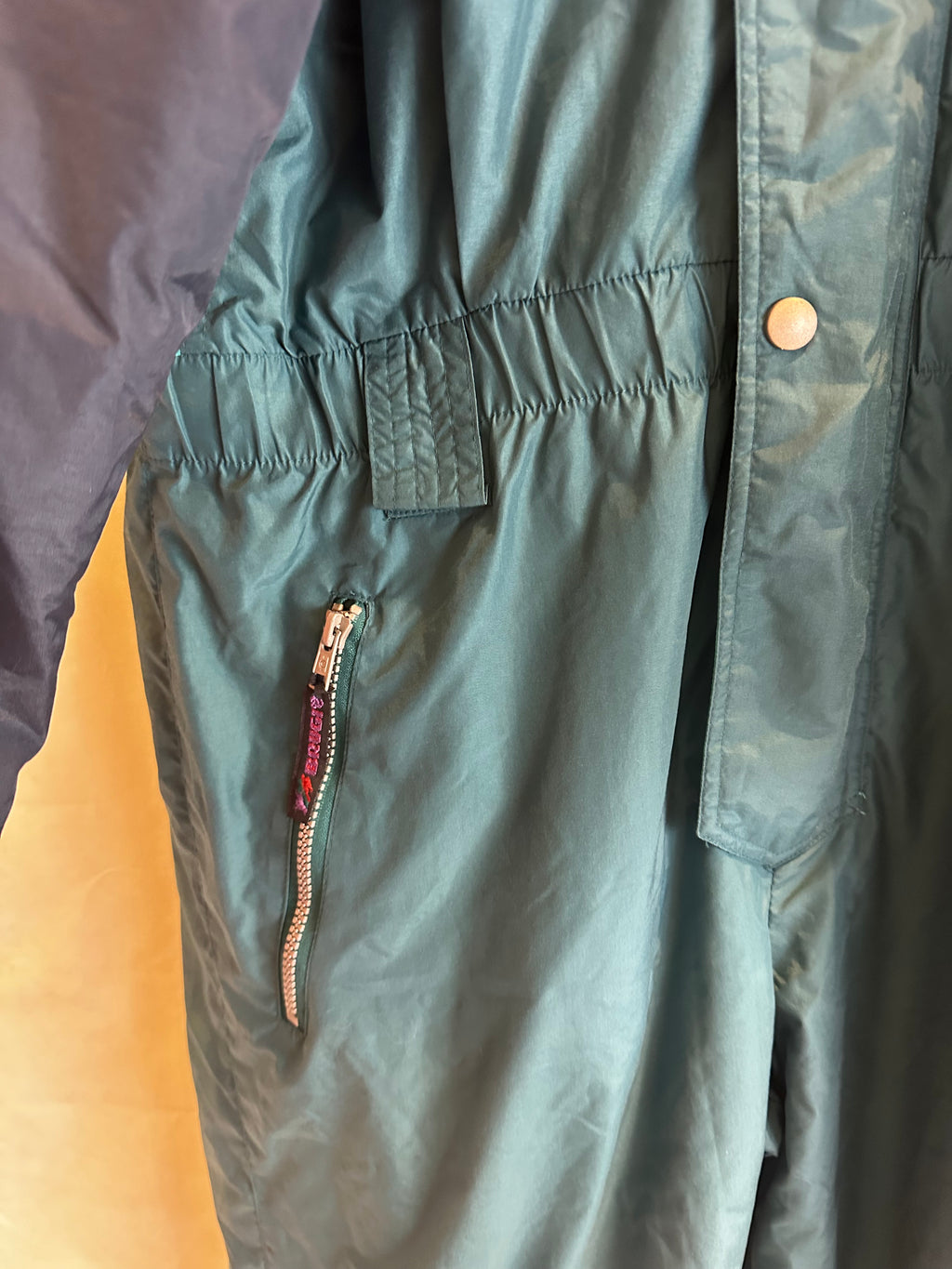 Vintage Skioverall von BRUGI  in blau/rot in L