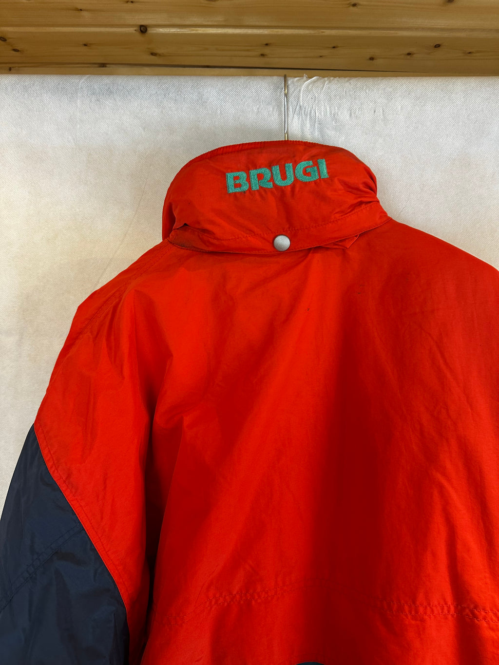 Vintage Skioverall von BRUGI  in blau/rot in L