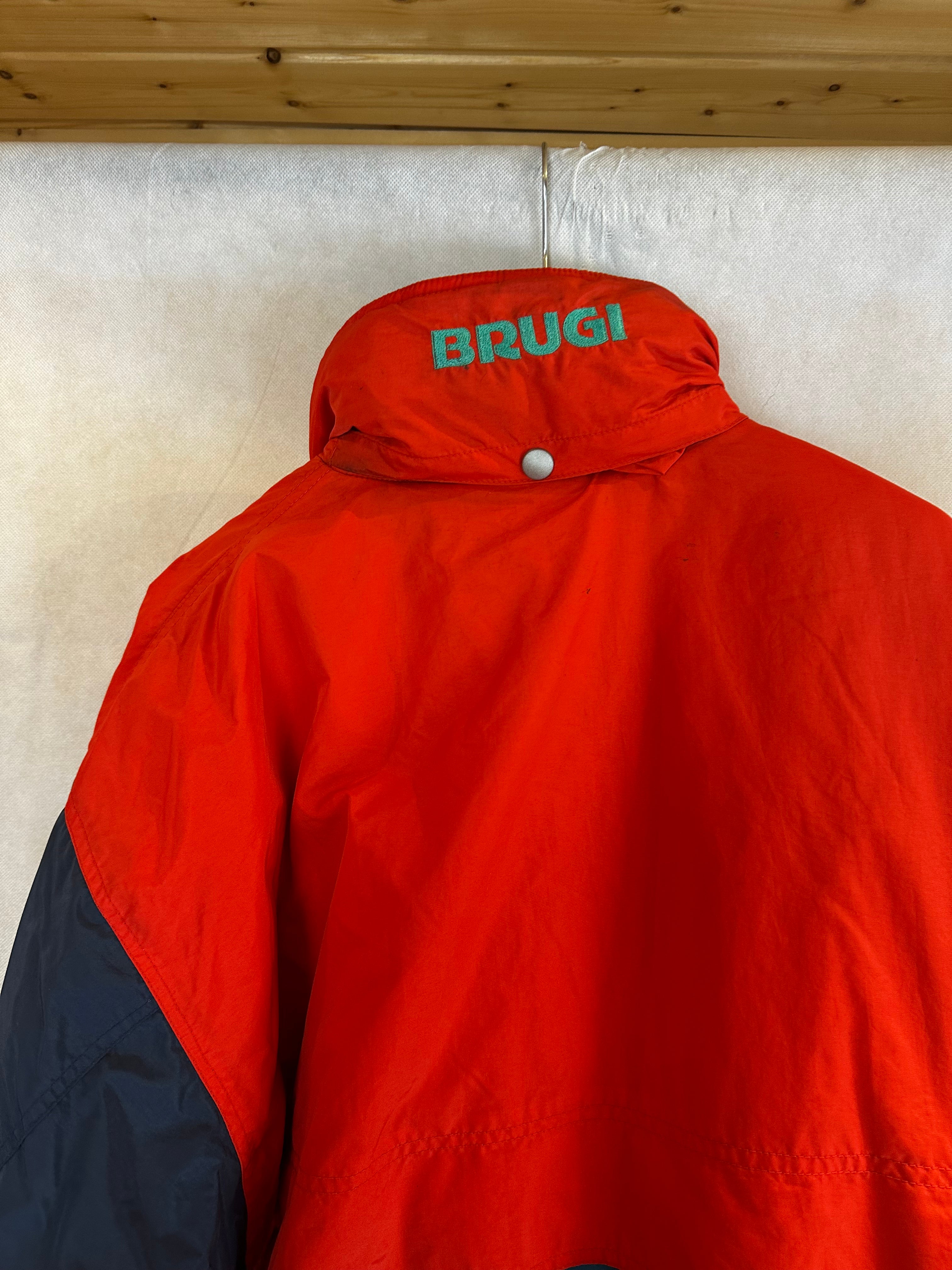 Vintage Skioverall von BRUGI  in blau/rot in L