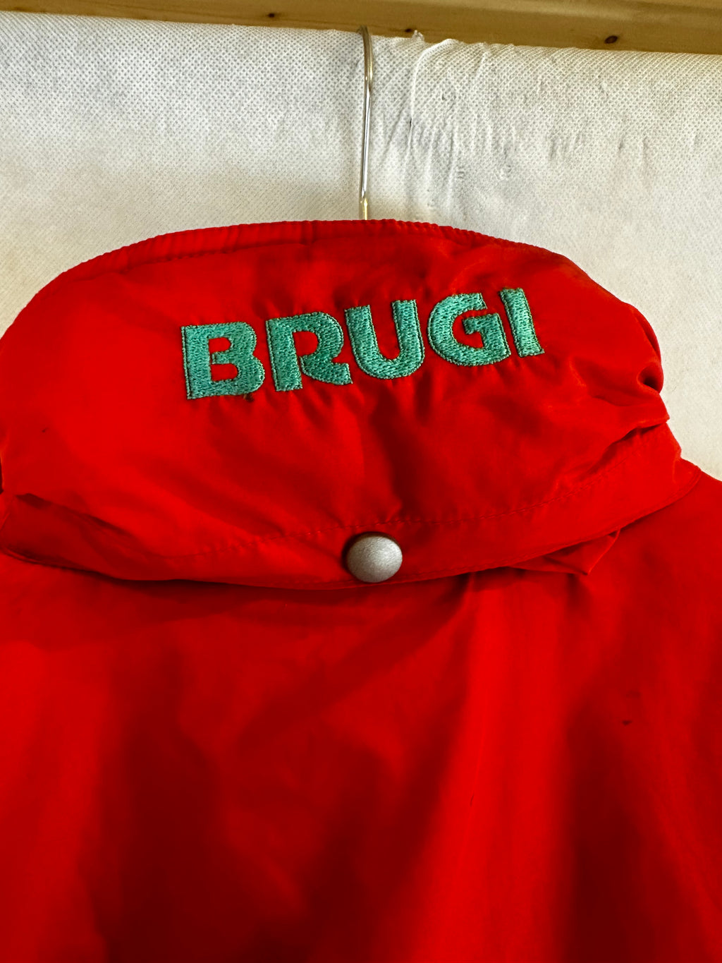 Vintage Skioverall von BRUGI  in blau/rot in L