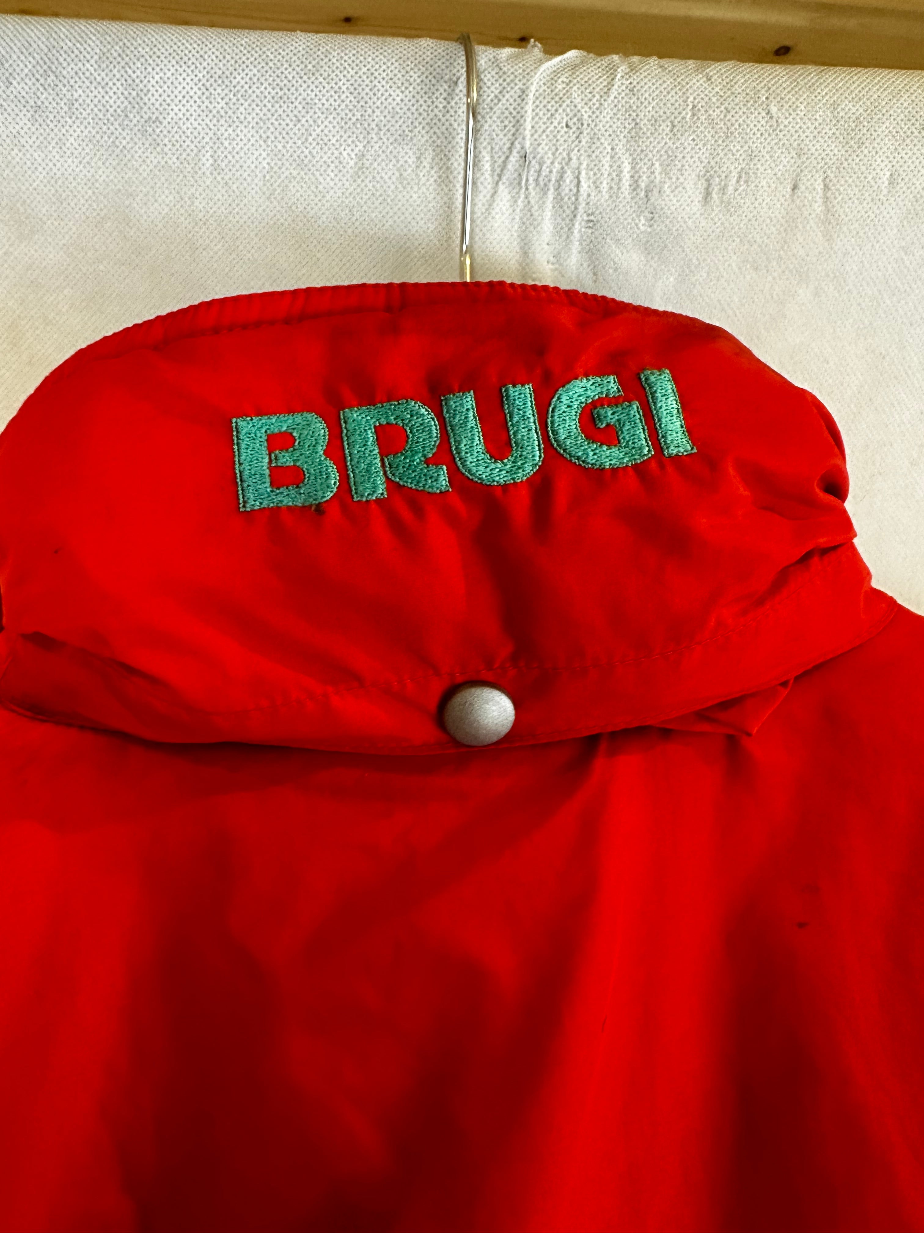 Vintage Skioverall von BRUGI  in blau/rot in L