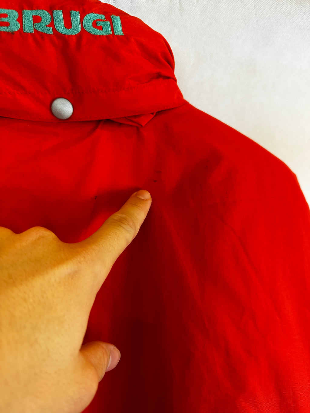 Vintage Skioverall von BRUGI  in blau/rot in L