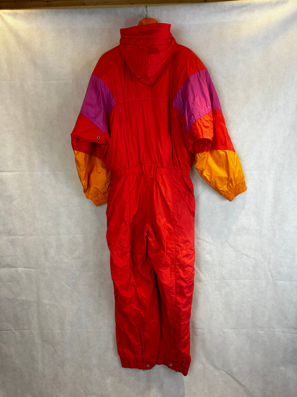 Vintage Skioverall von Colmar  in orange in M/S