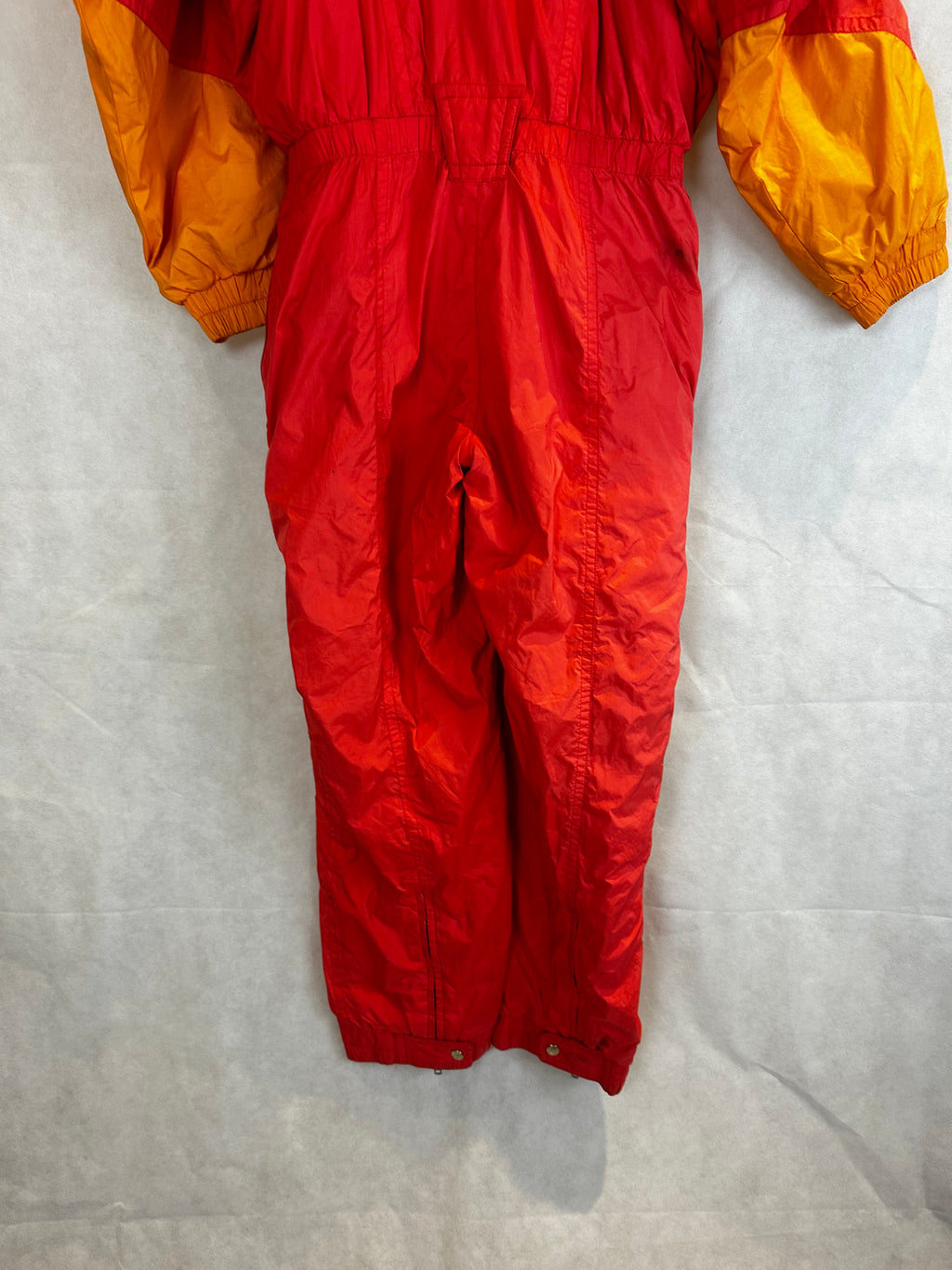 Vintage Skioverall von Colmar  in orange in M/S