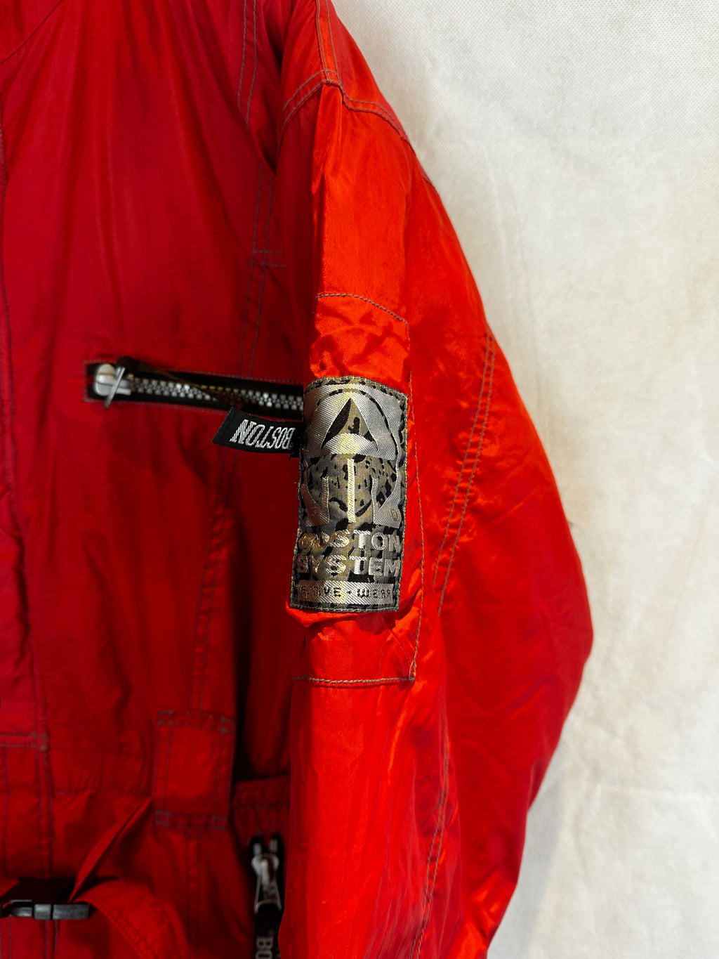 Vintage Skioverall von in rot in S