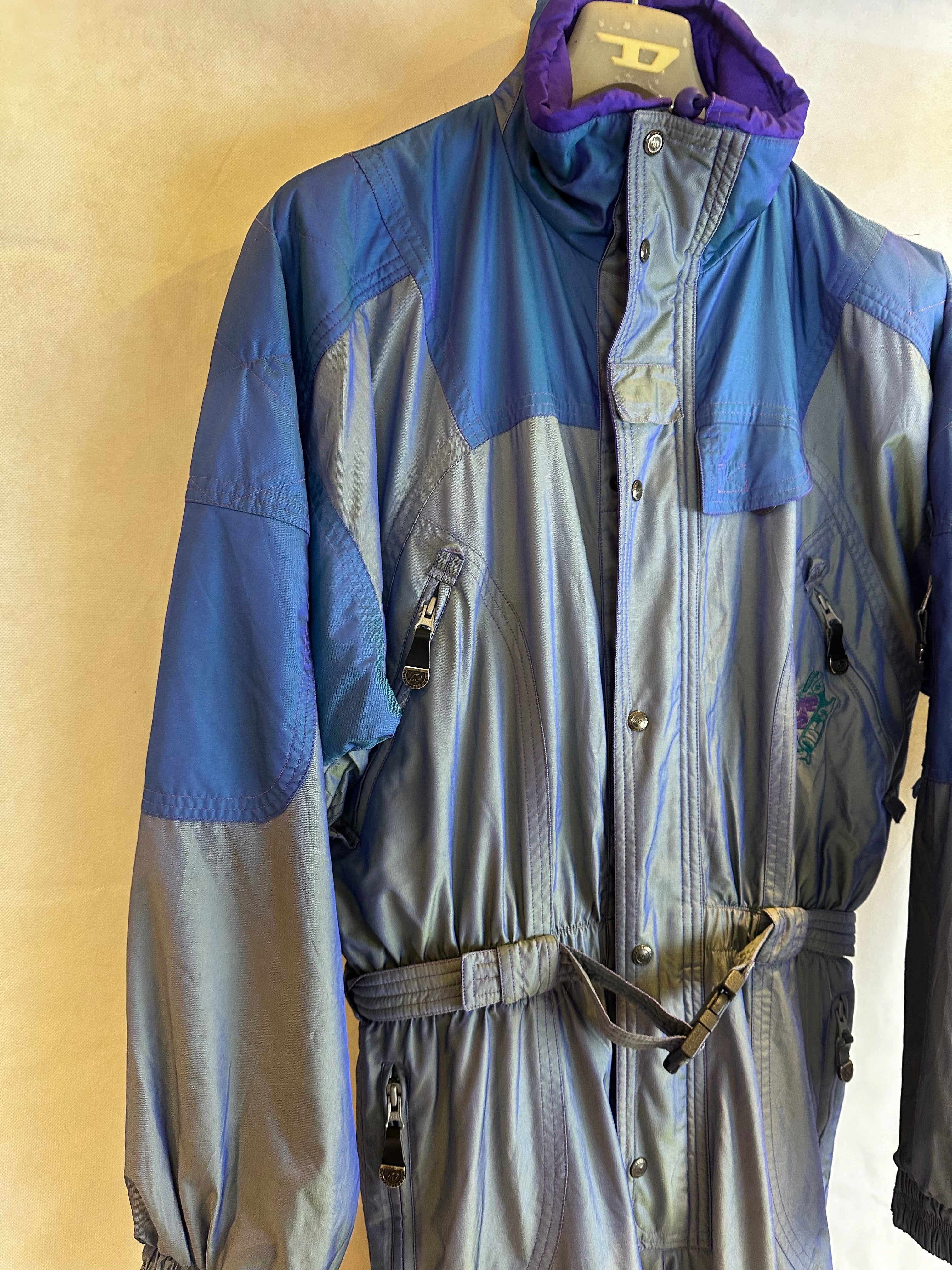 Vintage Skioverall von K2 in Lila in L/XL SIZE 50
