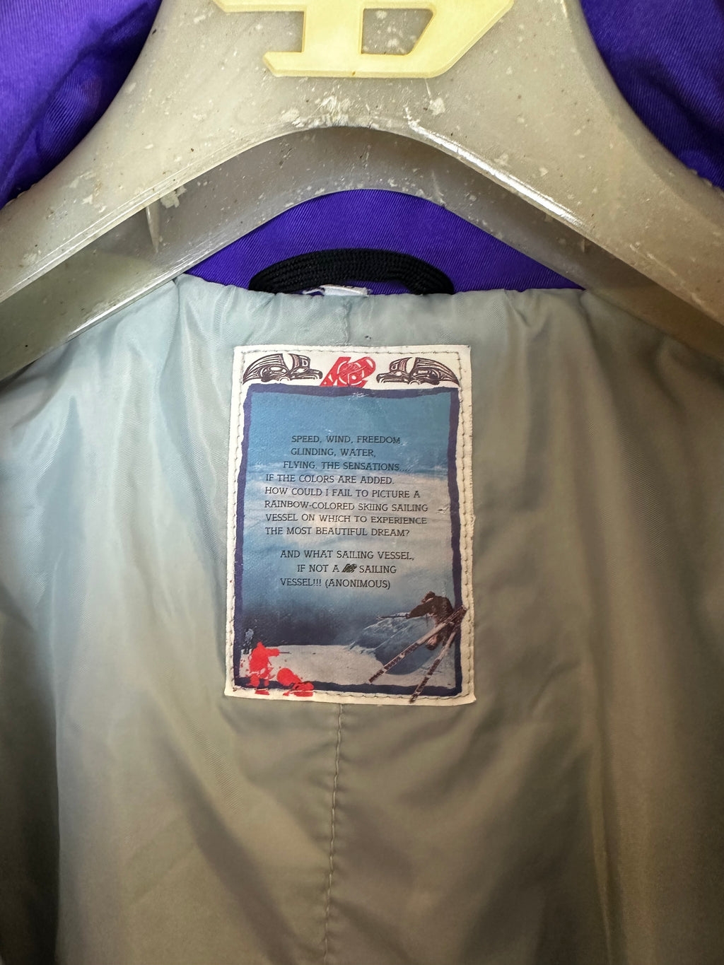 Vintage Skioverall von K2 in Lila in L/XL SIZE 50