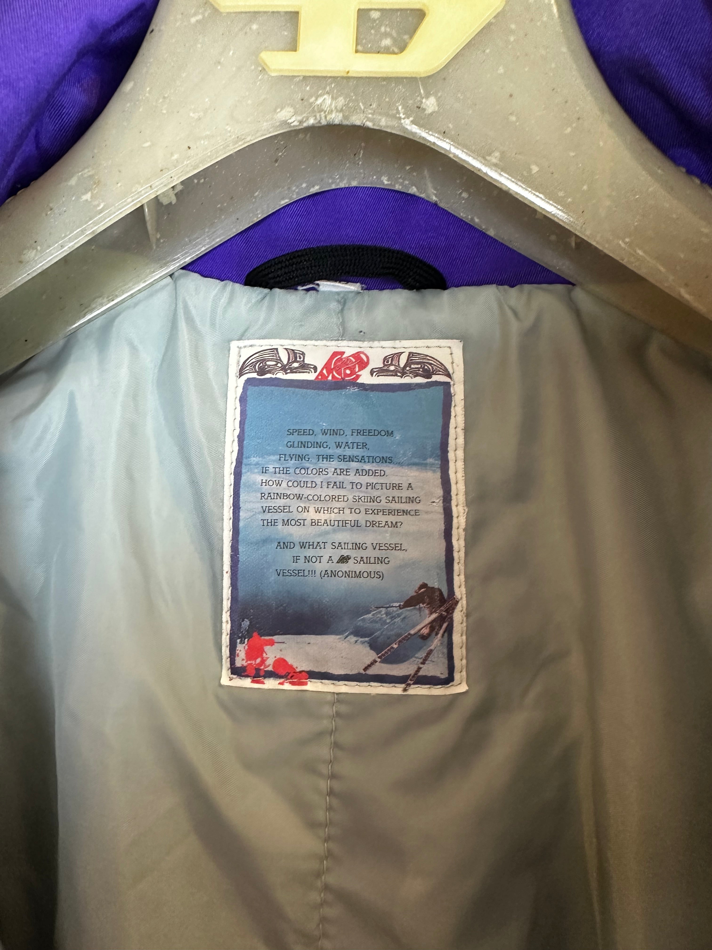 Vintage Skioverall von K2 in Lila in L/XL SIZE 50