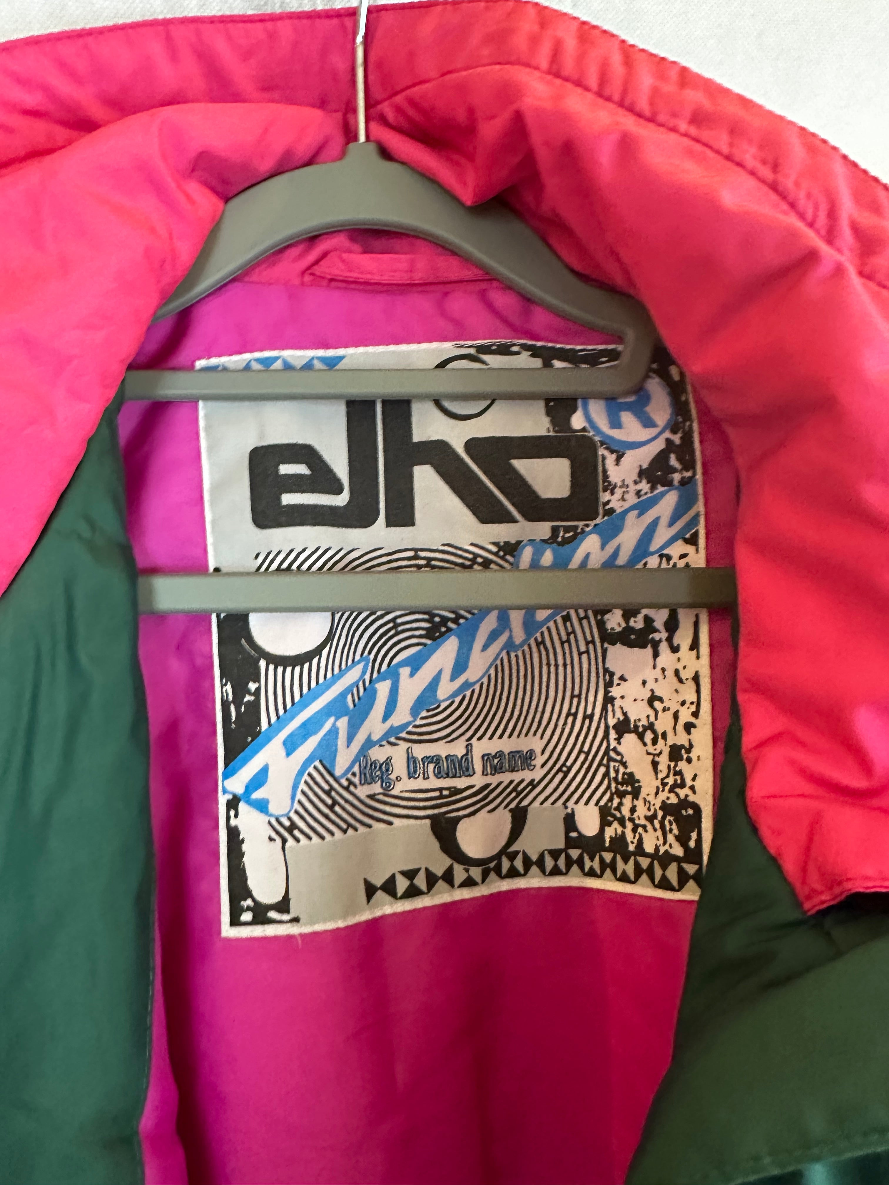 Vintage Skioverall von Elho in Rosa in M