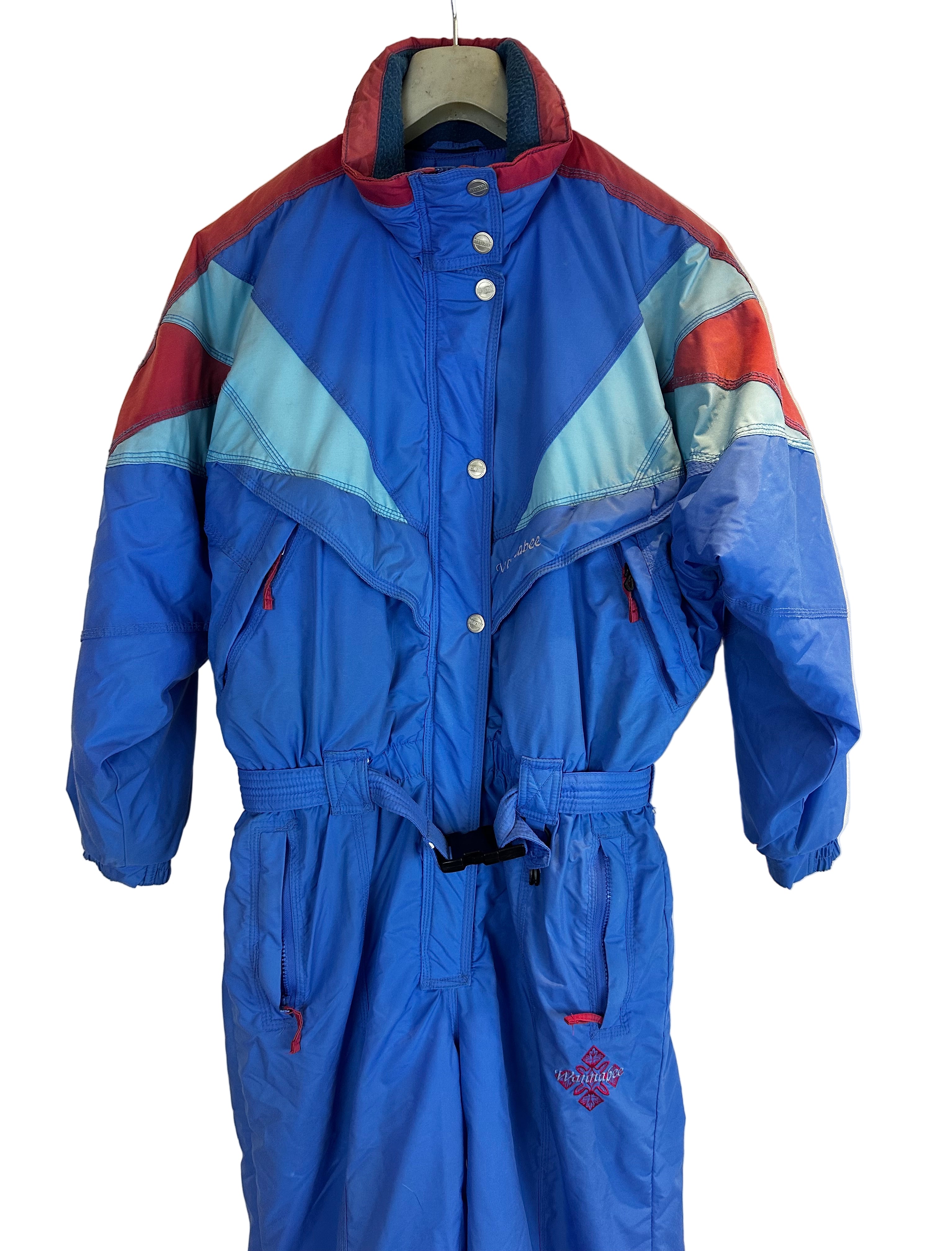 Vintage Skioverall von Wannabee in blau in M SIZE 42
