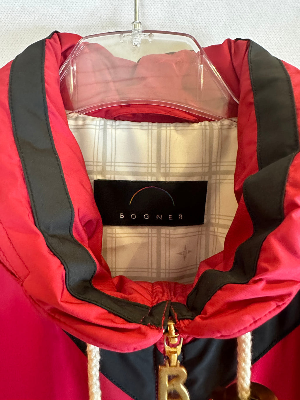 Vintage Skioverall von BOGNER komplett NEU in rot