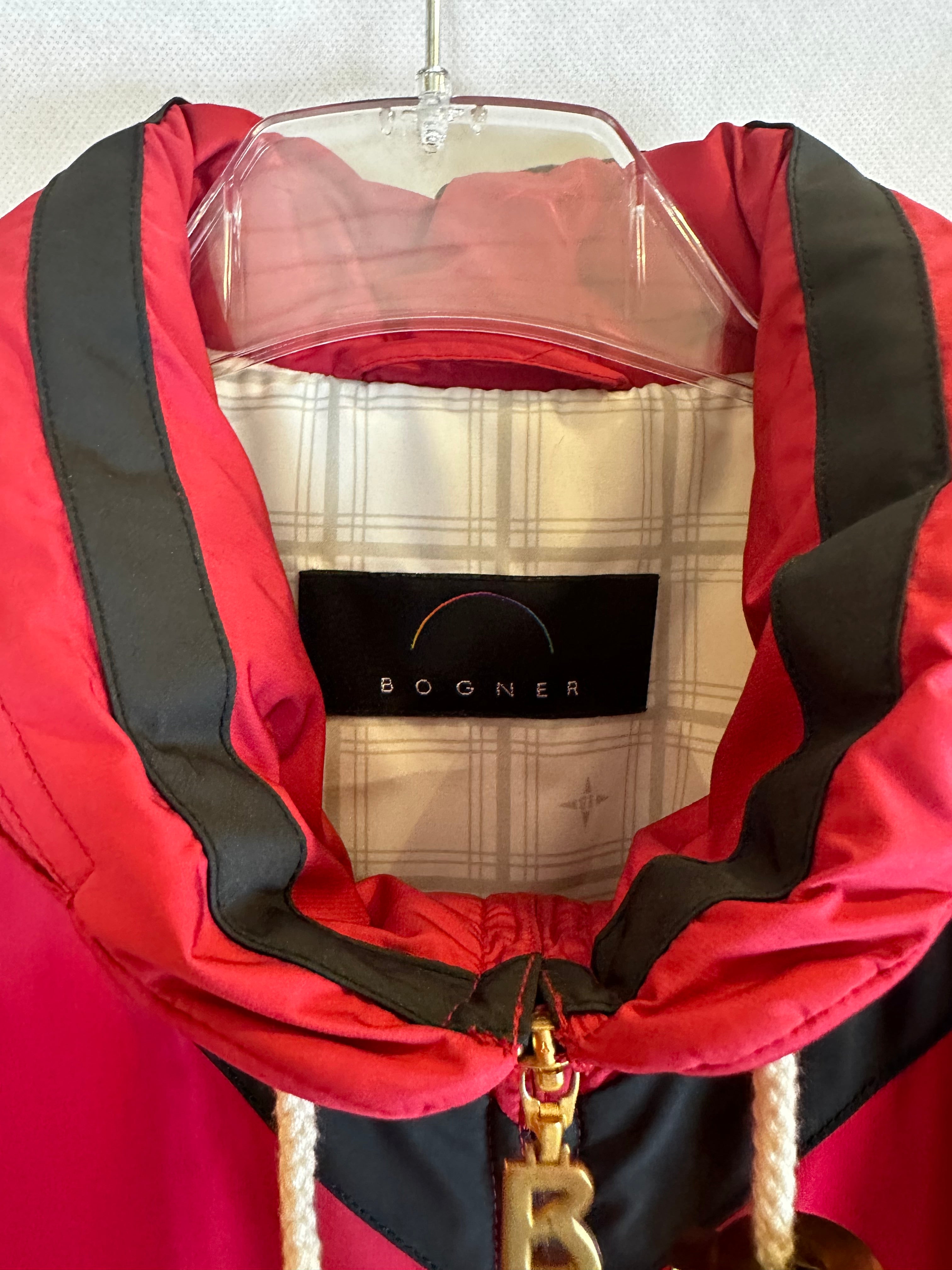 Vintage Skioverall von BOGNER komplett NEU in rot