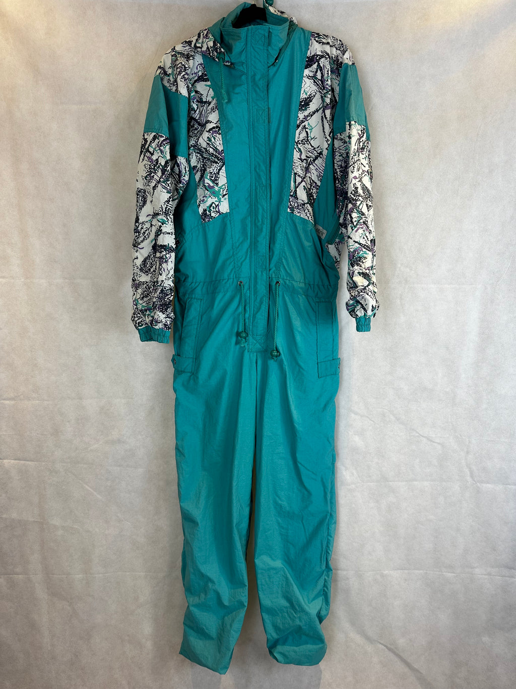 Vintage Skioverall von Etirel in M/S blau
